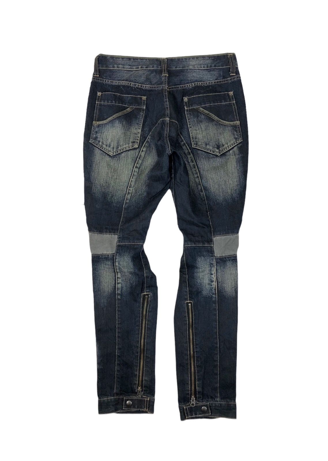 Hysteric Glamour Japanese Brand PPFM Punk Style Slim Fit Denim Jeans Size US 32 / EU 48 - 2 Thumbnail