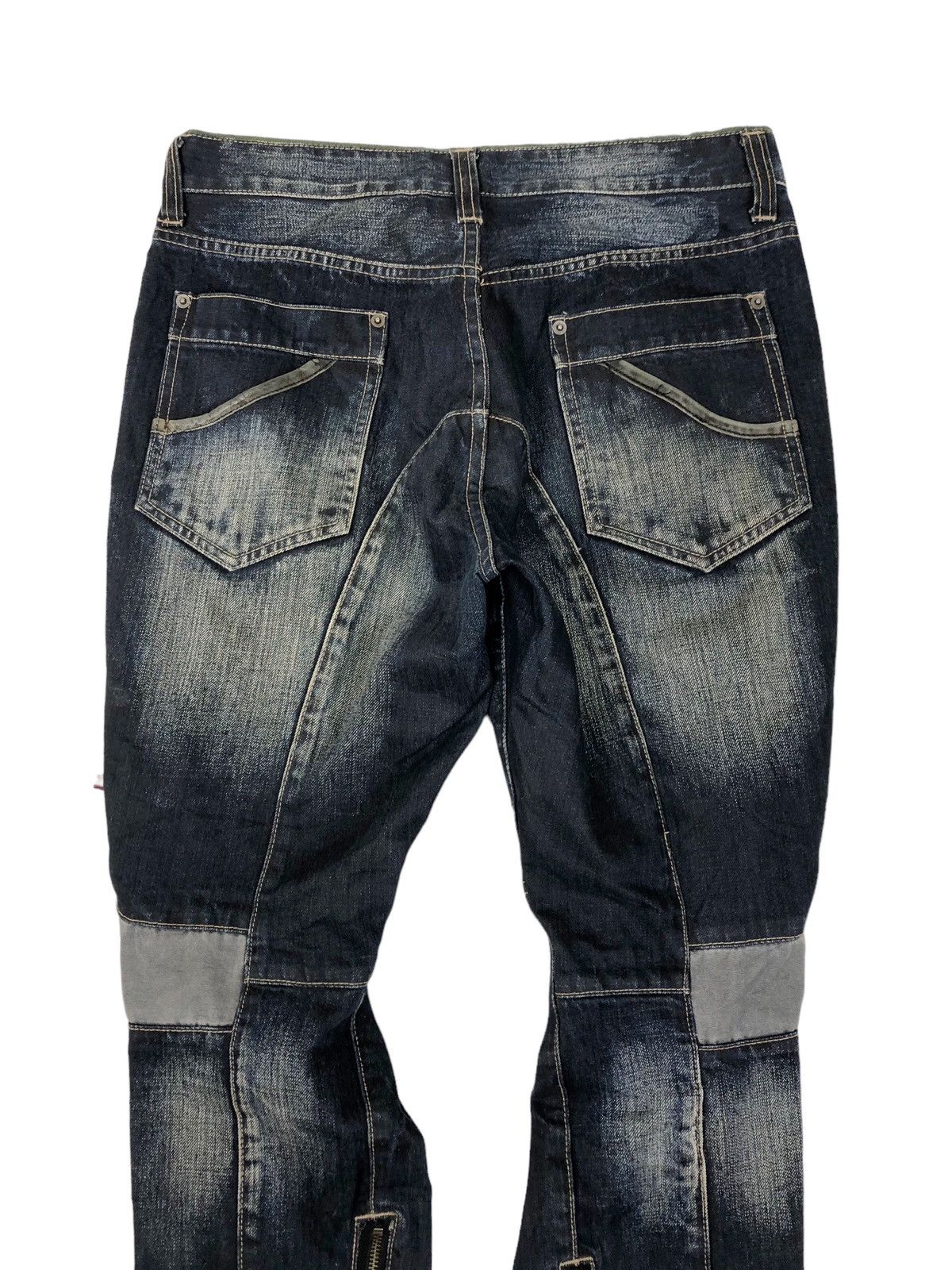 Hysteric Glamour Japanese Brand PPFM Punk Style Slim Fit Denim Jeans Size US 32 / EU 48 - 9 Thumbnail