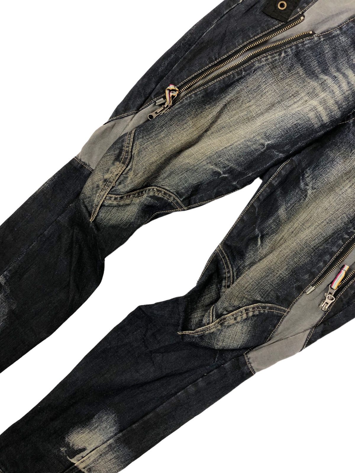Hysteric Glamour Japanese Brand PPFM Punk Style Slim Fit Denim Jeans Size US 32 / EU 48 - 7 Thumbnail