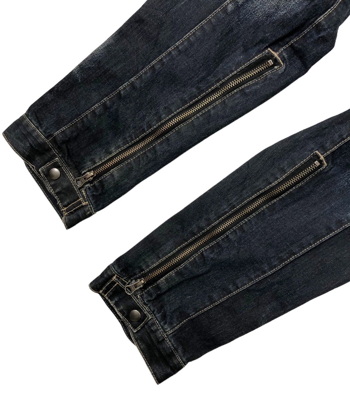 Hysteric Glamour Japanese Brand PPFM Punk Style Slim Fit Denim Jeans Size US 32 / EU 48 - 12 Thumbnail