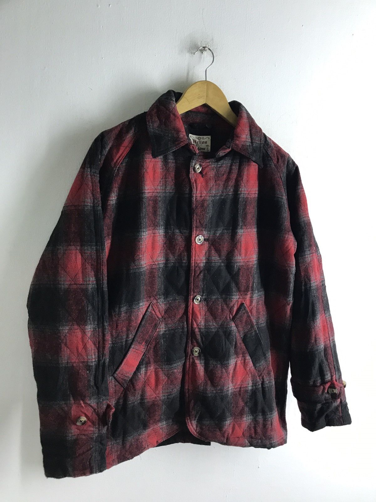 Japanese Brand 💥HELIONS UNION MADE GALETONE PLAID QUILTED JACKET Size US L / EU 52-54 / 3 - 2 Thumbnail