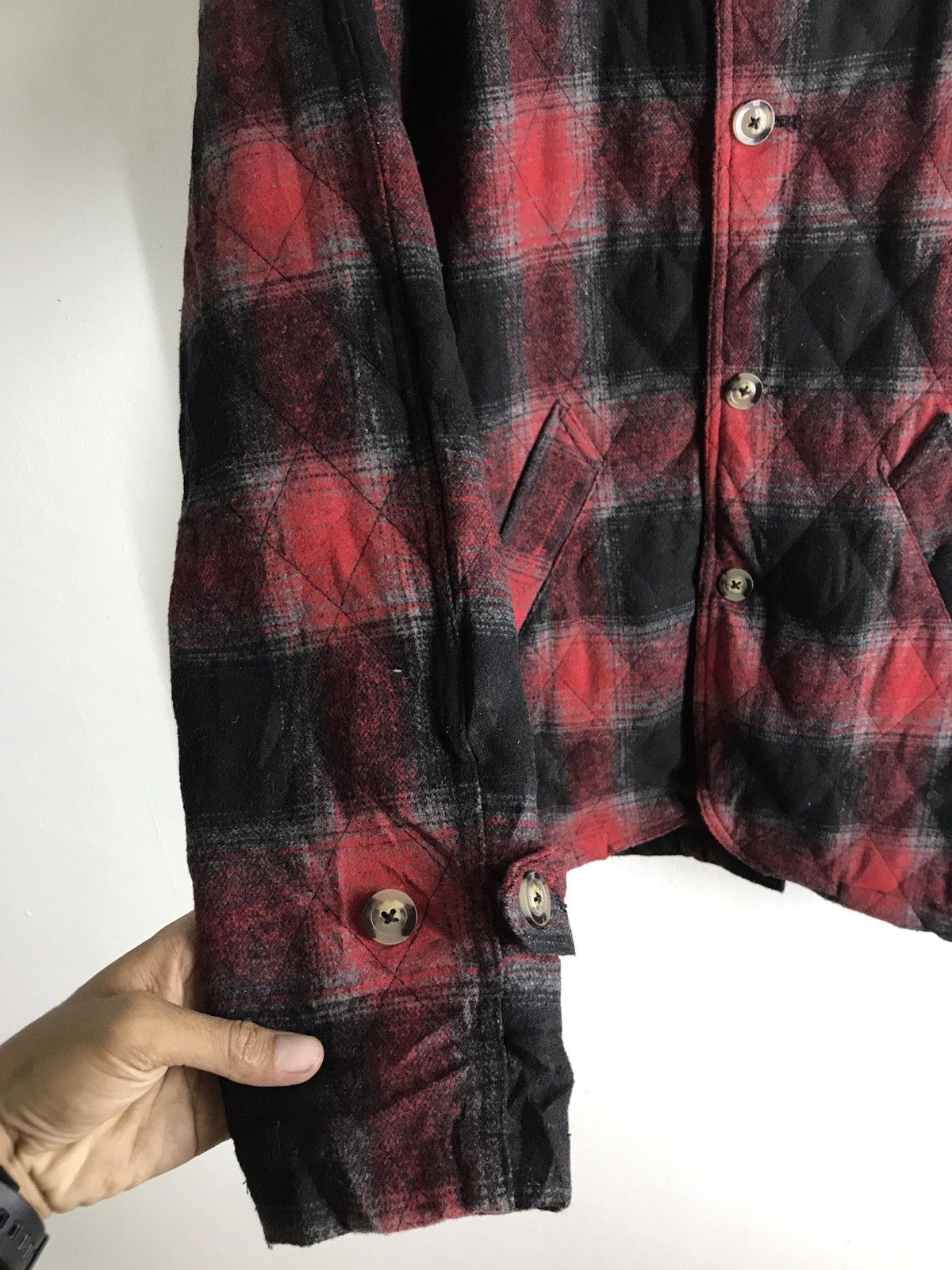 Japanese Brand 💥HELIONS UNION MADE GALETONE PLAID QUILTED JACKET Size US L / EU 52-54 / 3 - 6 Thumbnail