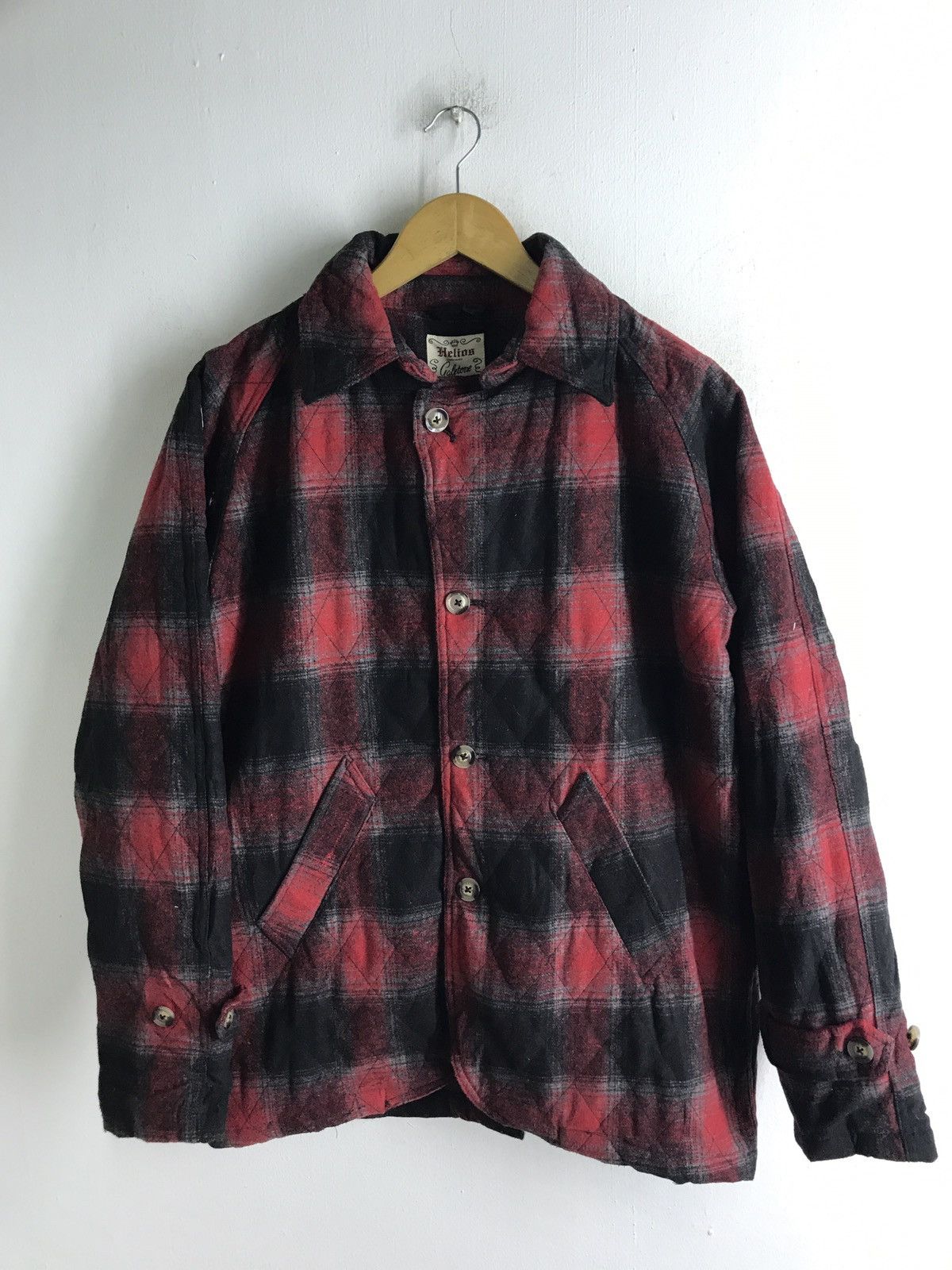 Japanese Brand 💥HELIONS UNION MADE GALETONE PLAID QUILTED JACKET Size US L / EU 52-54 / 3 - 1 Thumbnail