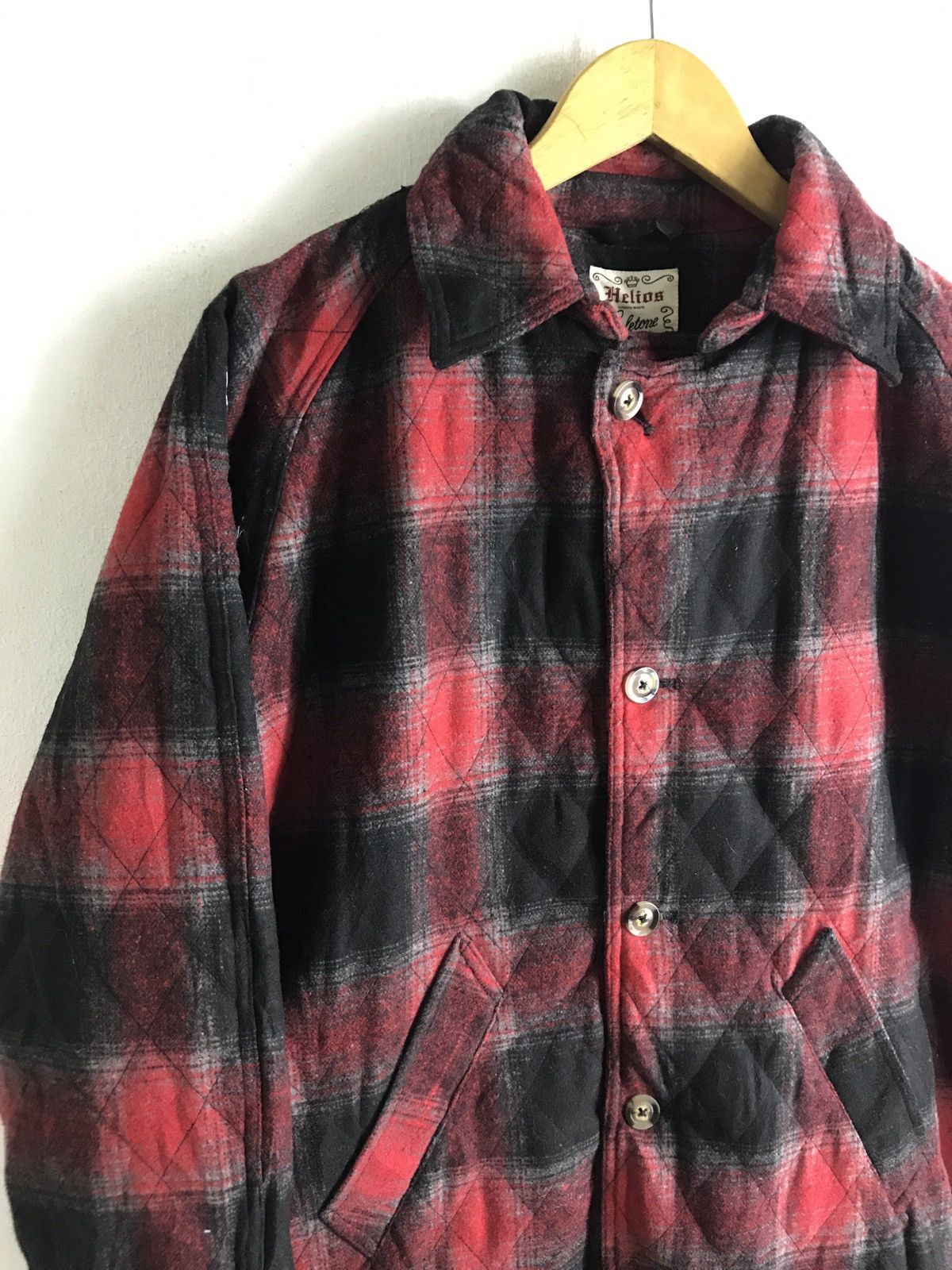 Japanese Brand 💥HELIONS UNION MADE GALETONE PLAID QUILTED JACKET Size US L / EU 52-54 / 3 - 5 Thumbnail