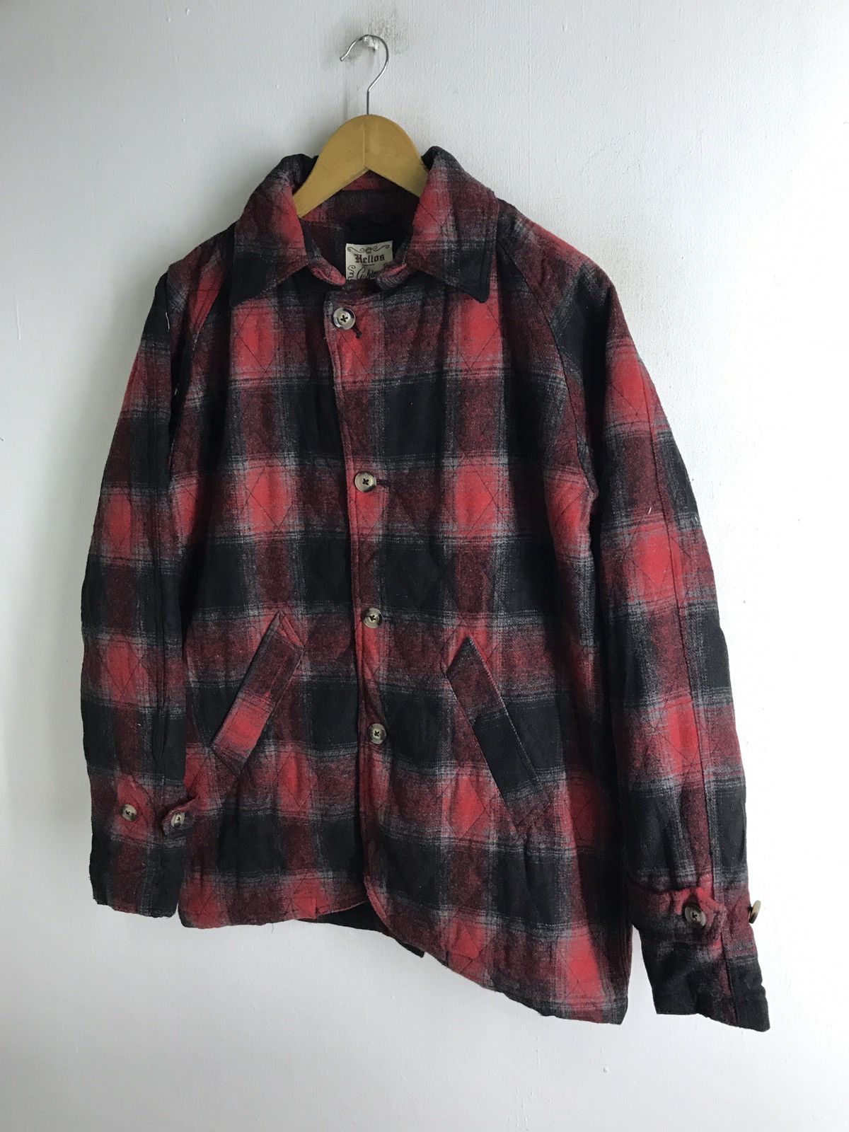 Japanese Brand 💥HELIONS UNION MADE GALETONE PLAID QUILTED JACKET Size US L / EU 52-54 / 3 - 3 Thumbnail