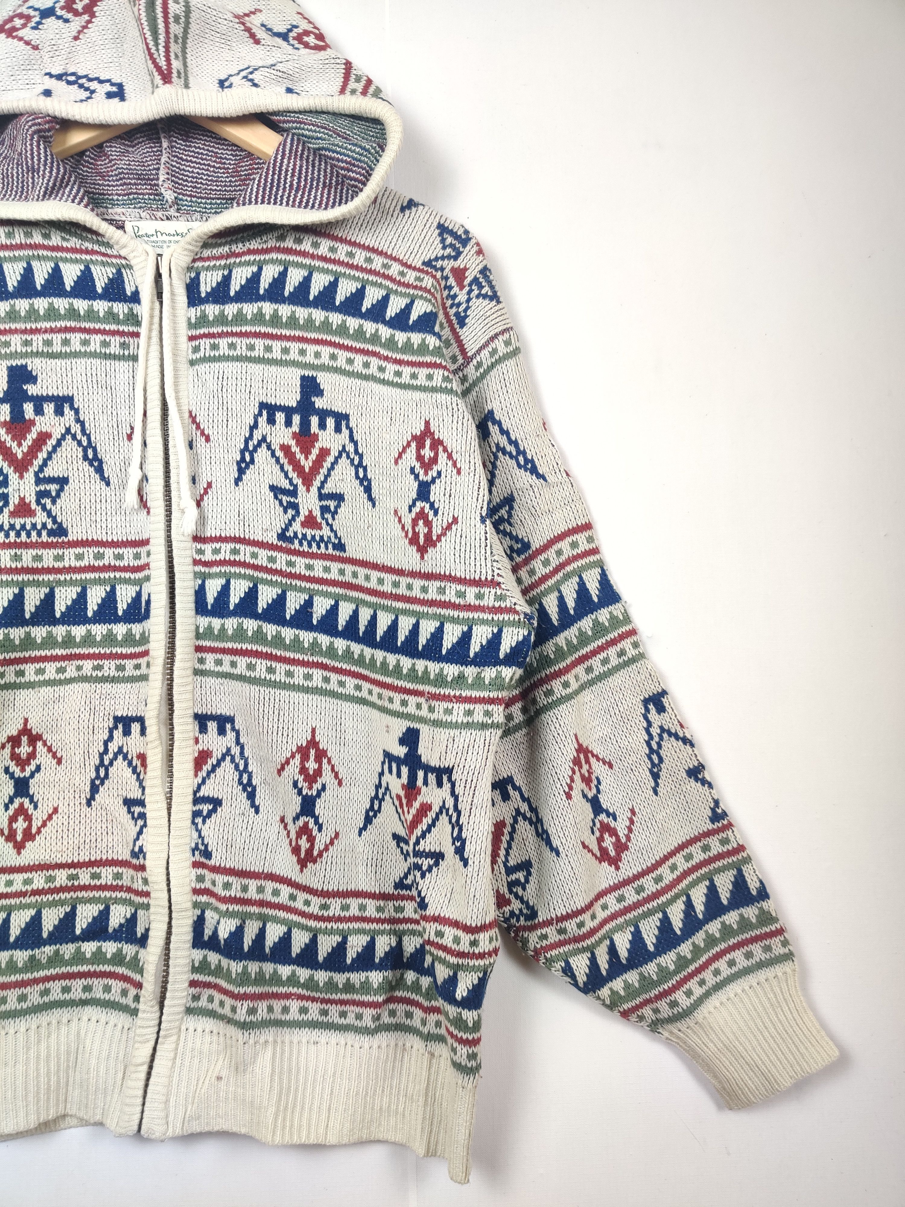 Japanese Brand Japanese Brand Knit Sweater Hoodie By Peater Marks Size US L / EU 52-54 / 3 - 7 Thumbnail