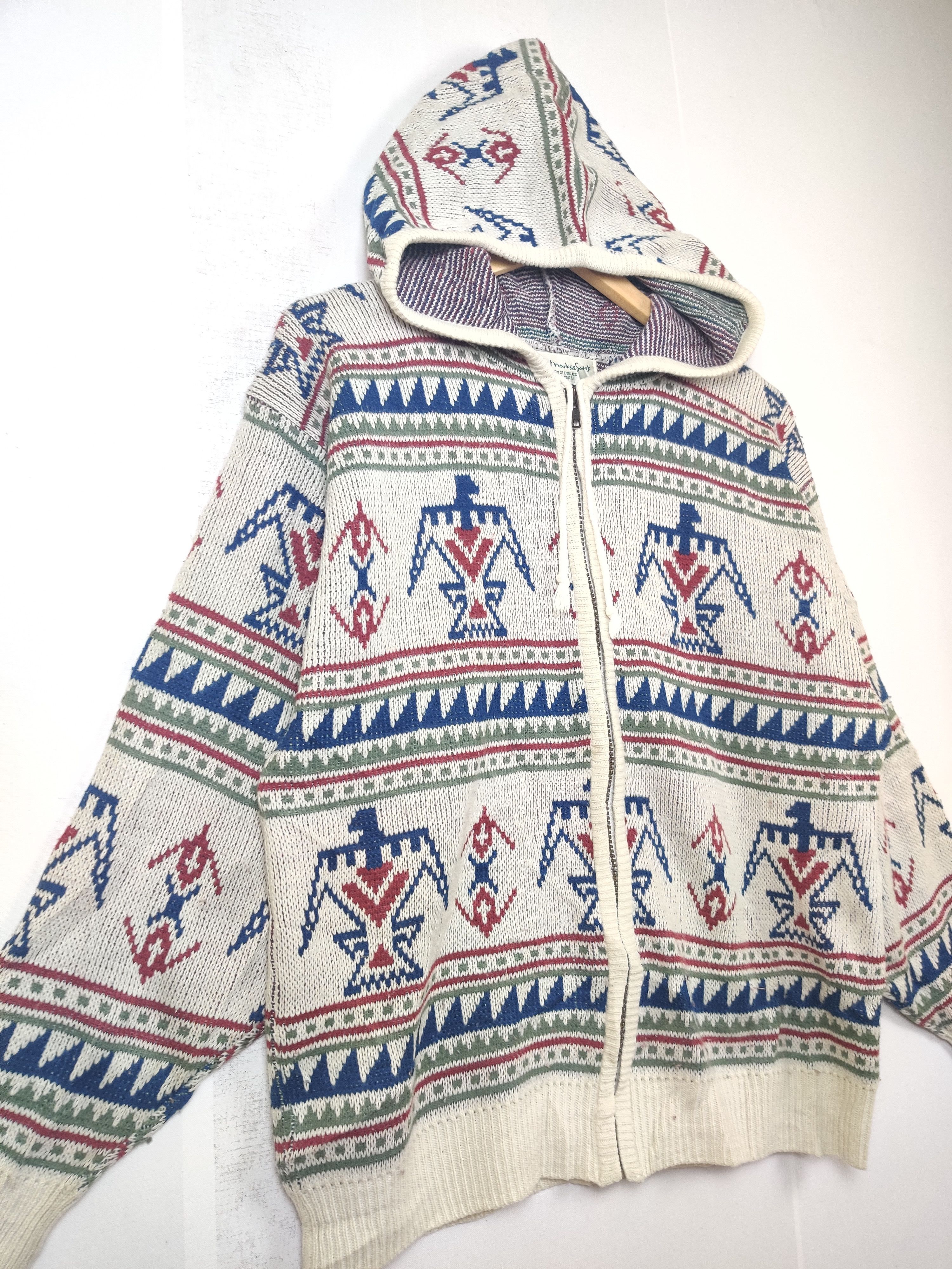 Japanese Brand Japanese Brand Knit Sweater Hoodie By Peater Marks Size US L / EU 52-54 / 3 - 4 Thumbnail