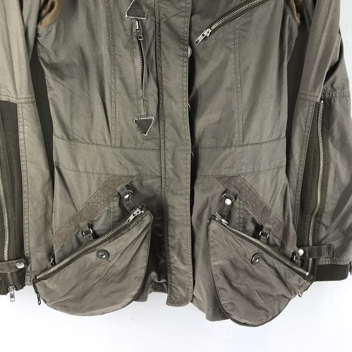 Designer 💥TRIPLER ASRMMITRICAL BOHO ZIPPER JACKET Size US XS / EU 42 / 0 - 6 Thumbnail