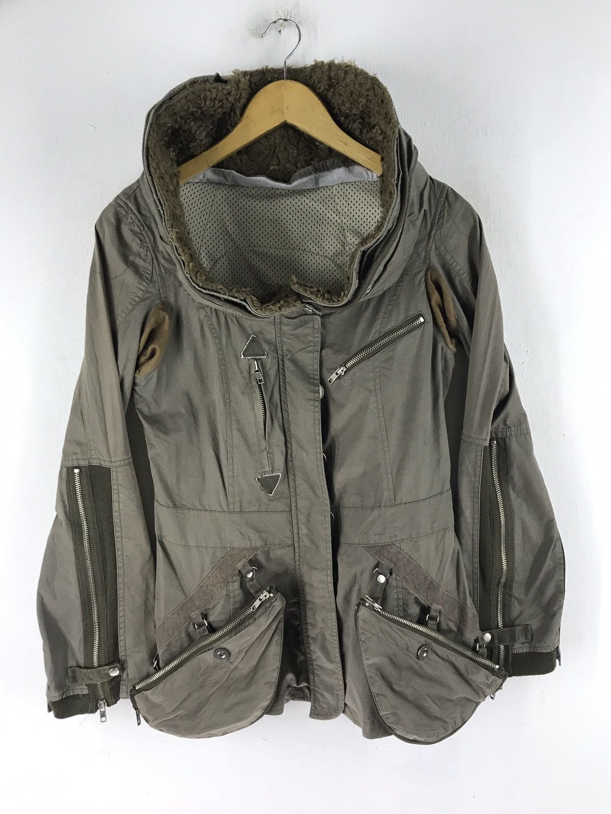 Designer 💥TRIPLER ASRMMITRICAL BOHO ZIPPER JACKET Size US XS / EU 42 / 0 - 1 Thumbnail