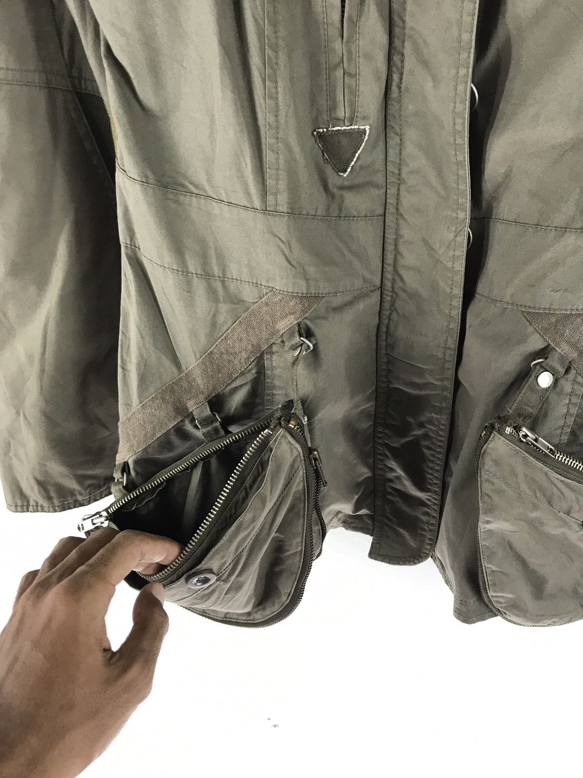 Designer 💥TRIPLER ASRMMITRICAL BOHO ZIPPER JACKET Size US XS / EU 42 / 0 - 8 Thumbnail