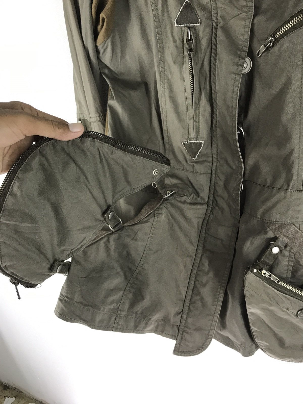 Designer 💥TRIPLER ASRMMITRICAL BOHO ZIPPER JACKET Size US XS / EU 42 / 0 - 7 Thumbnail