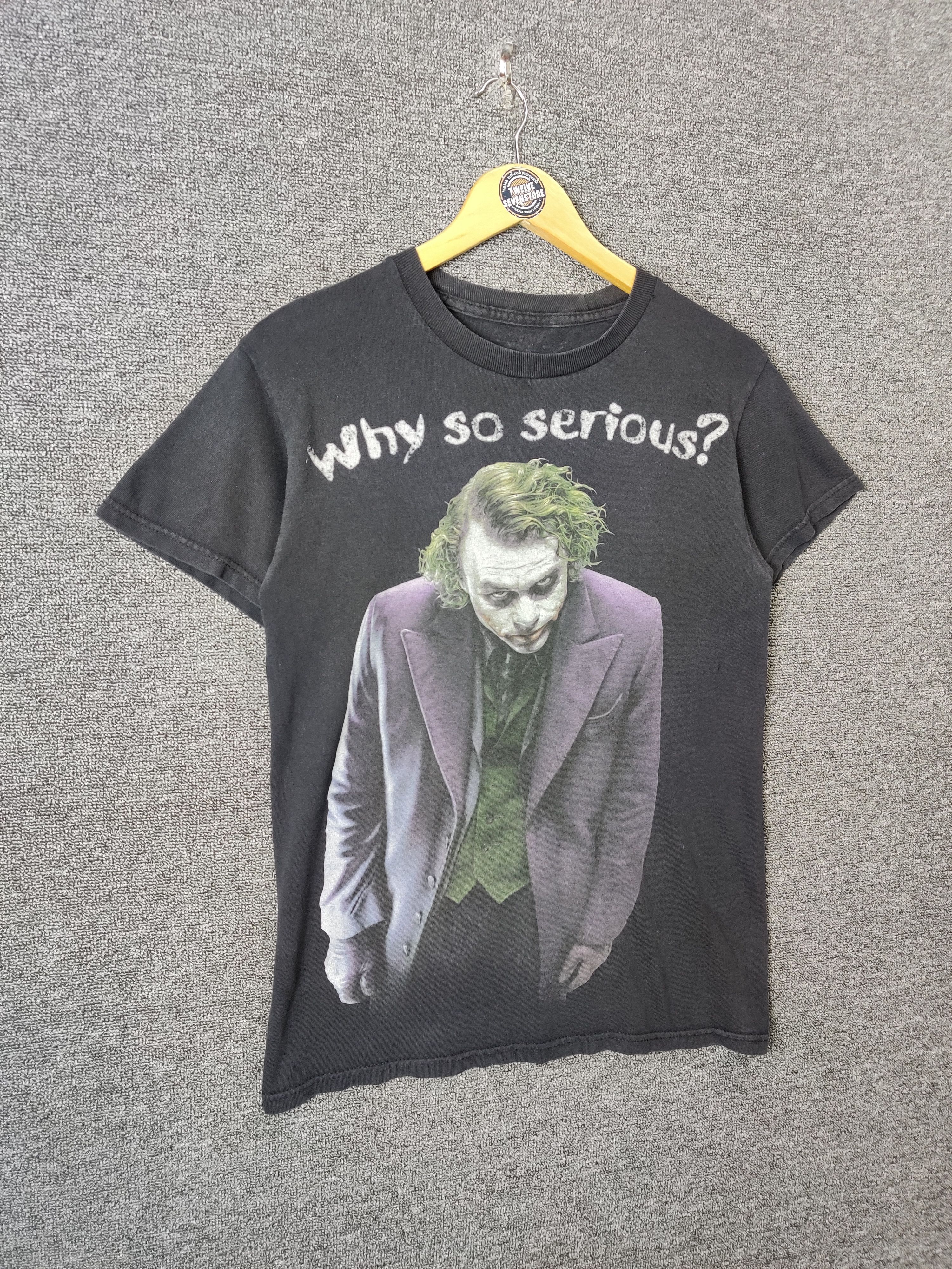 DC Comics Vintage Joker Why So Serious Tee Tshirt Size US S / EU 44-46 / 1 - 7 Thumbnail