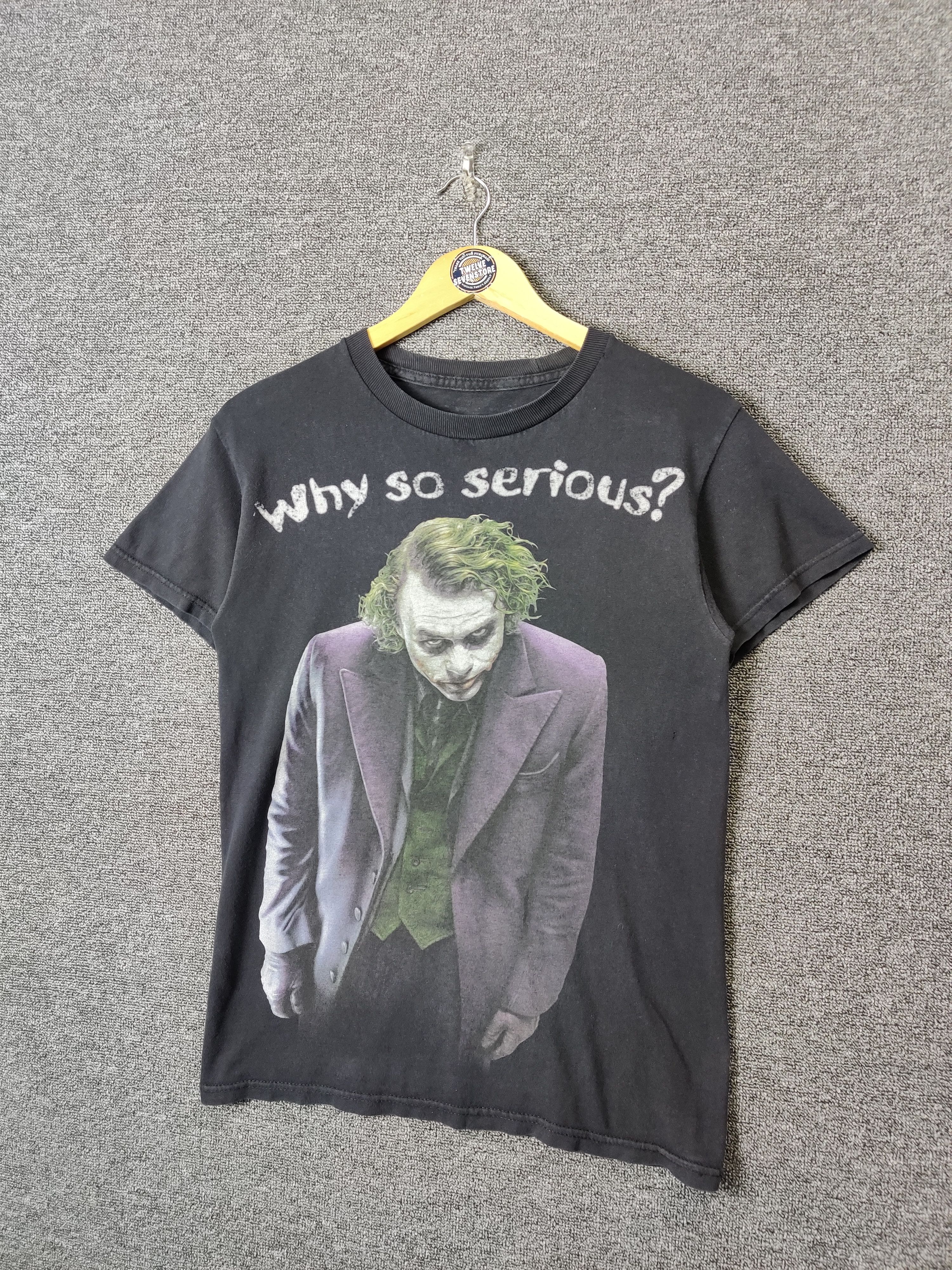 DC Comics Vintage Joker Why So Serious Tee Tshirt Size US S / EU 44-46 / 1 - 2 Thumbnail