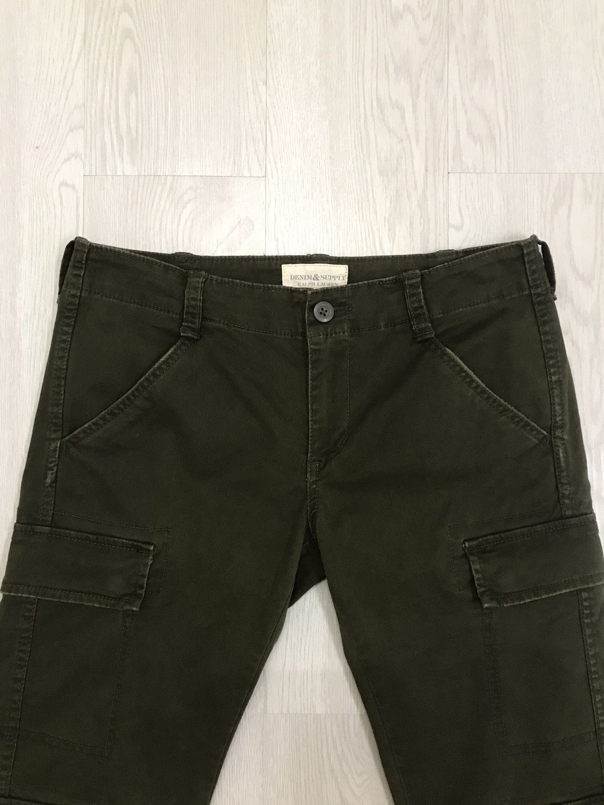 Denim & Supply Ralph Lauren × Polo Ralph Lauren × Ralph Lauren Denim & Supply Ralph Lauren Cargo Pants Skinny For Women Size 30" / US 8 / IT 44 - 4 Thumbnail