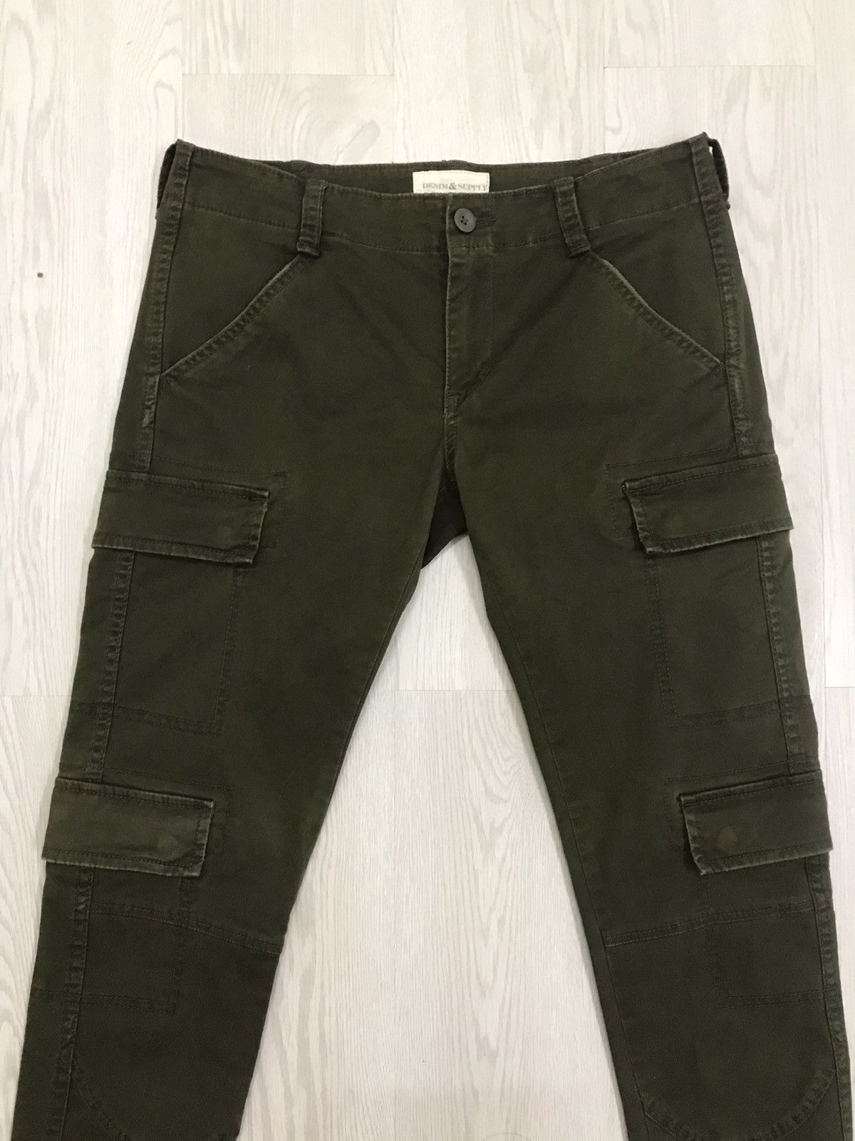Denim & Supply Ralph Lauren × Polo Ralph Lauren × Ralph Lauren Denim & Supply Ralph Lauren Cargo Pants Skinny For Women Size 30" / US 8 / IT 44 - 3 Thumbnail