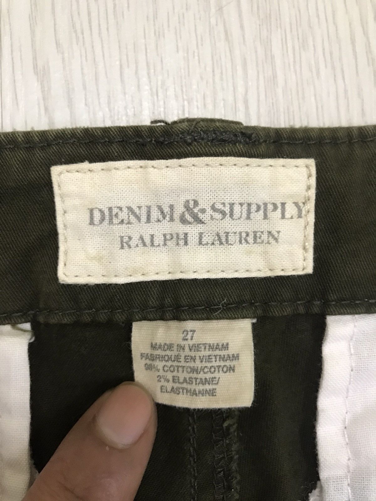 Denim & Supply Ralph Lauren × Polo Ralph Lauren × Ralph Lauren Denim & Supply Ralph Lauren Cargo Pants Skinny For Women Size 30" / US 8 / IT 44 - 8 Thumbnail