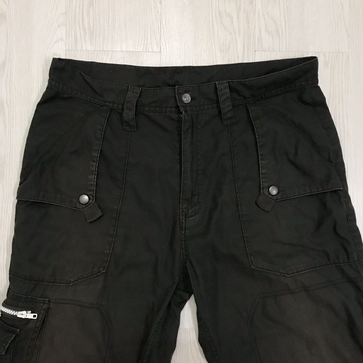 Japanese Brand × Seditionaries Vintage Pluvious Japan Cargo Pants Short Tactical Pants Size US 34 / EU 50 - 4 Thumbnail