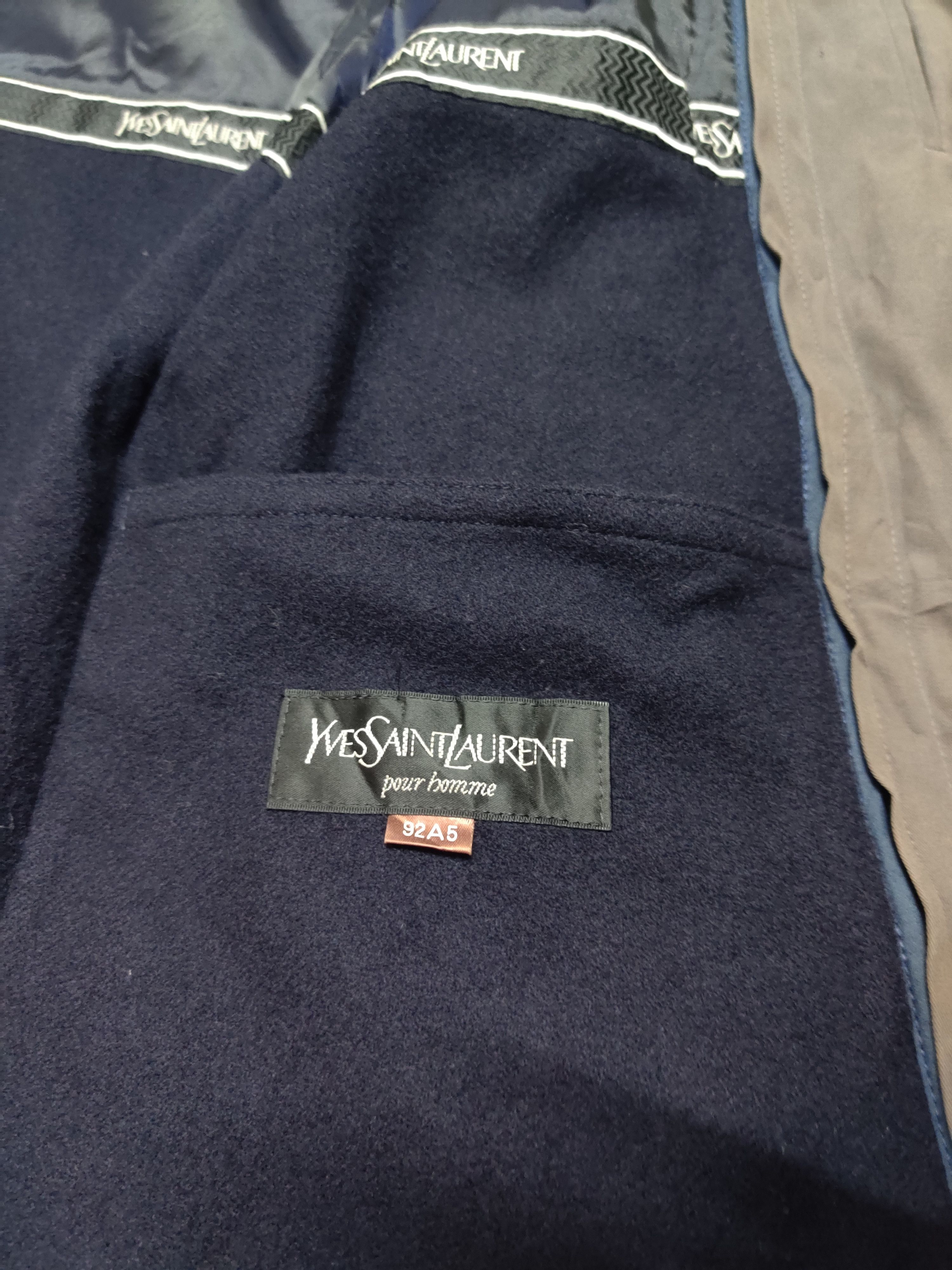 Yves Saint Laurent Vtg YSL Yves Saint Laurent Pour Homme Trench Coat Size US L / EU 52-54 / 3 - 8 Thumbnail