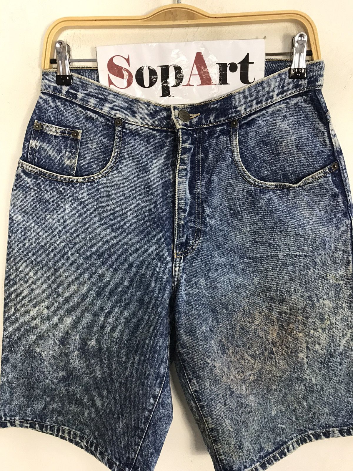 Guess × Vintage Vintage Guess Jeans Workwear Short Pants Zipper Style Size US 29 - 3 Thumbnail