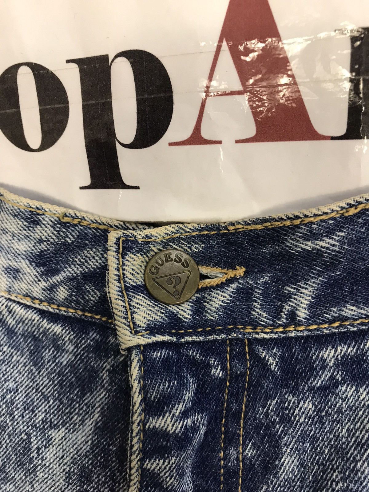 Guess × Vintage Vintage Guess Jeans Workwear Short Pants Zipper Style Size US 29 - 8 Thumbnail