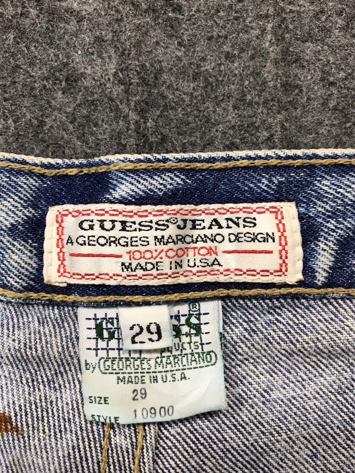 Guess × Vintage Vintage Guess Jeans Workwear Short Pants Zipper Style Size US 29 - 13 Thumbnail