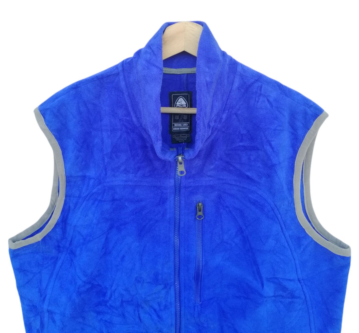 Nike ACG Vintage Nike ACG Thermal Fit Fleece Vest Size US M / EU 48-50 / 2 - 2 Thumbnail