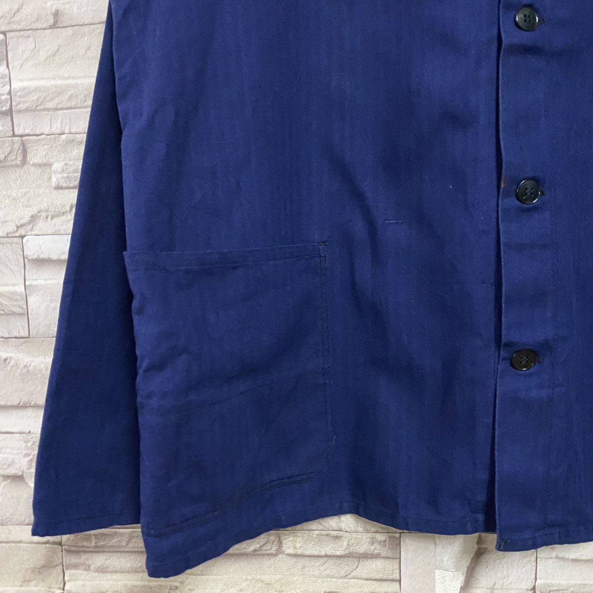 Le Laboureur Vintage 60s REINE French Workwear HBT Chore Jacket Size US L / EU 52-54 / 3 - 4 Thumbnail