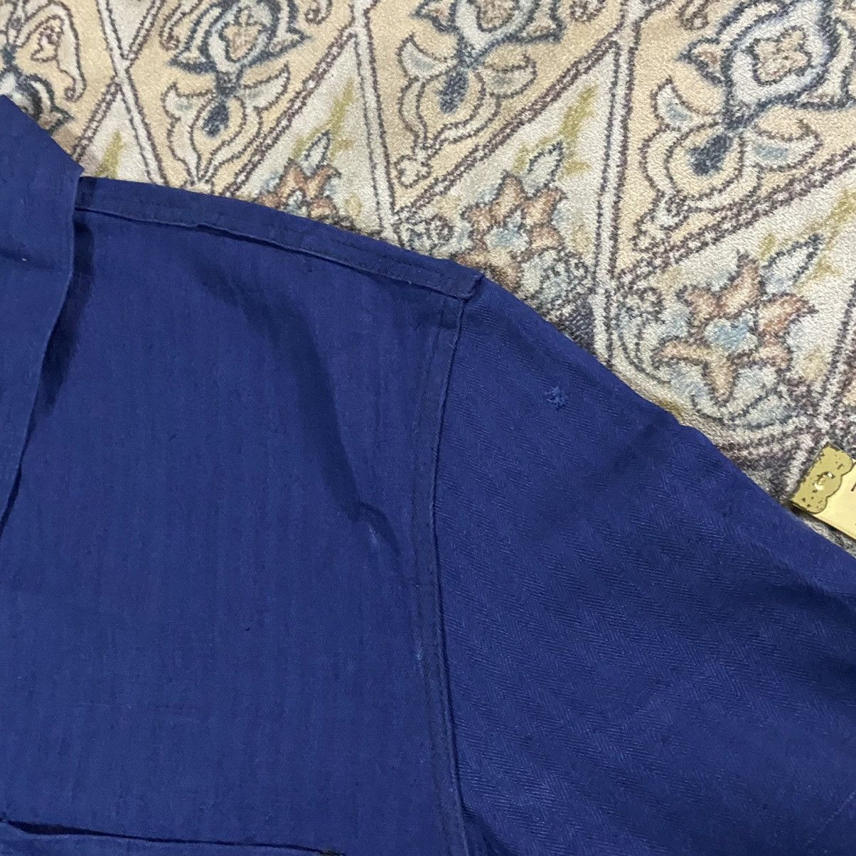 Le Laboureur Vintage 60s REINE French Workwear HBT Chore Jacket Size US L / EU 52-54 / 3 - 12 Thumbnail