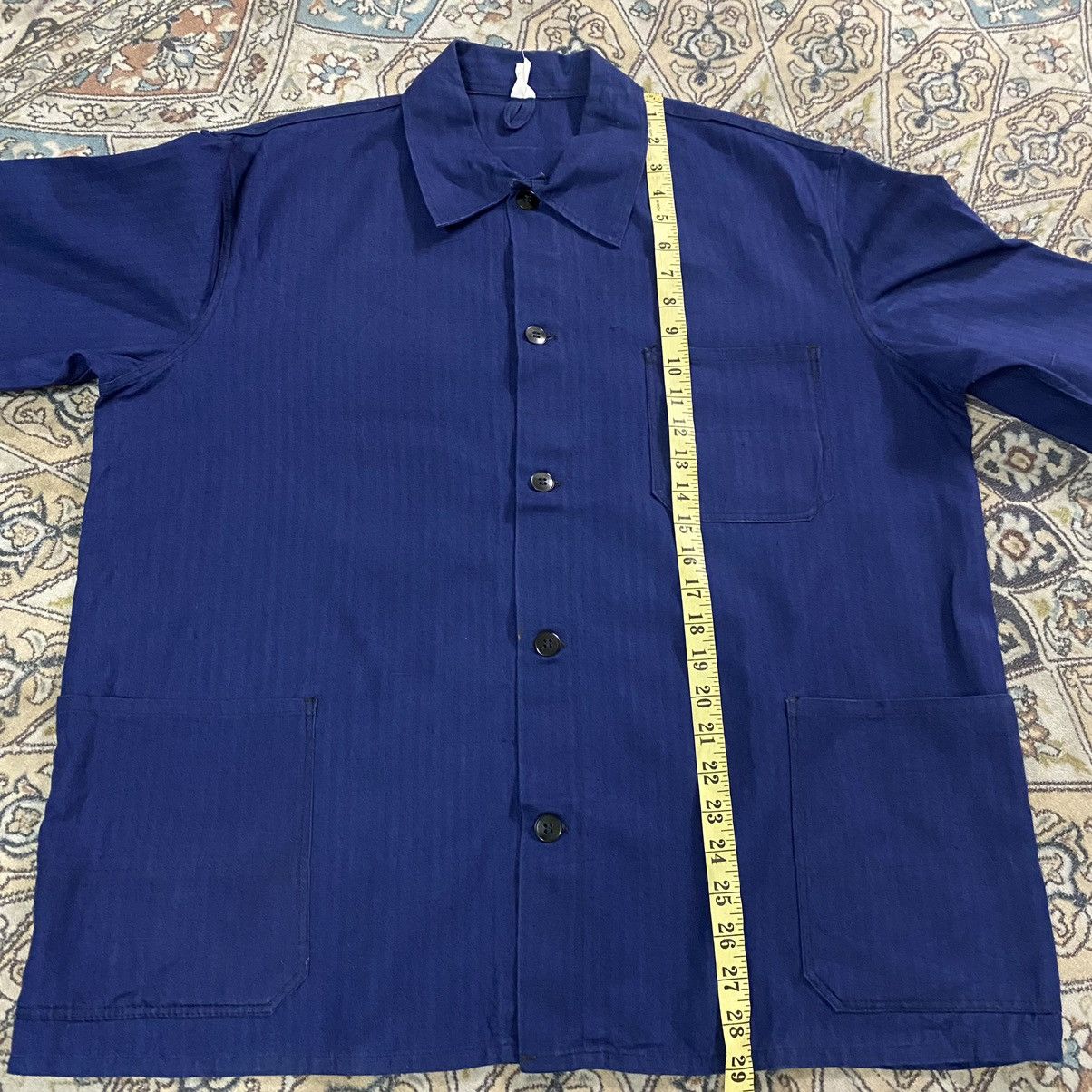 Le Laboureur Vintage 60s REINE French Workwear HBT Chore Jacket Size US L / EU 52-54 / 3 - 14 Thumbnail