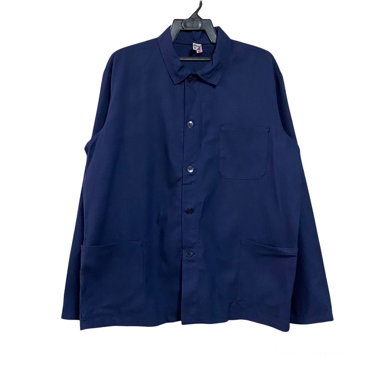 Le Laboureur Vintage 60s French Workwear Chore Jacket VEB BEKLEIDUNGSWERK Size US L / EU 52-54 / 3 - 1 Thumbnail
