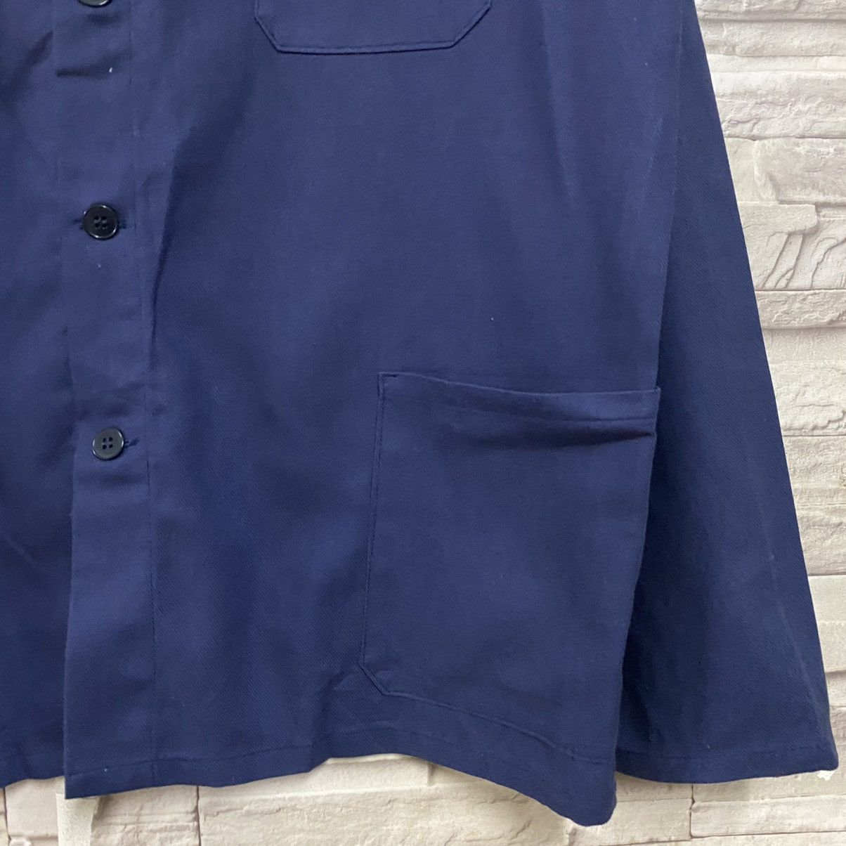 Le Laboureur Vintage 60s French Workwear Chore Jacket VEB BEKLEIDUNGSWERK Size US L / EU 52-54 / 3 - 6 Thumbnail