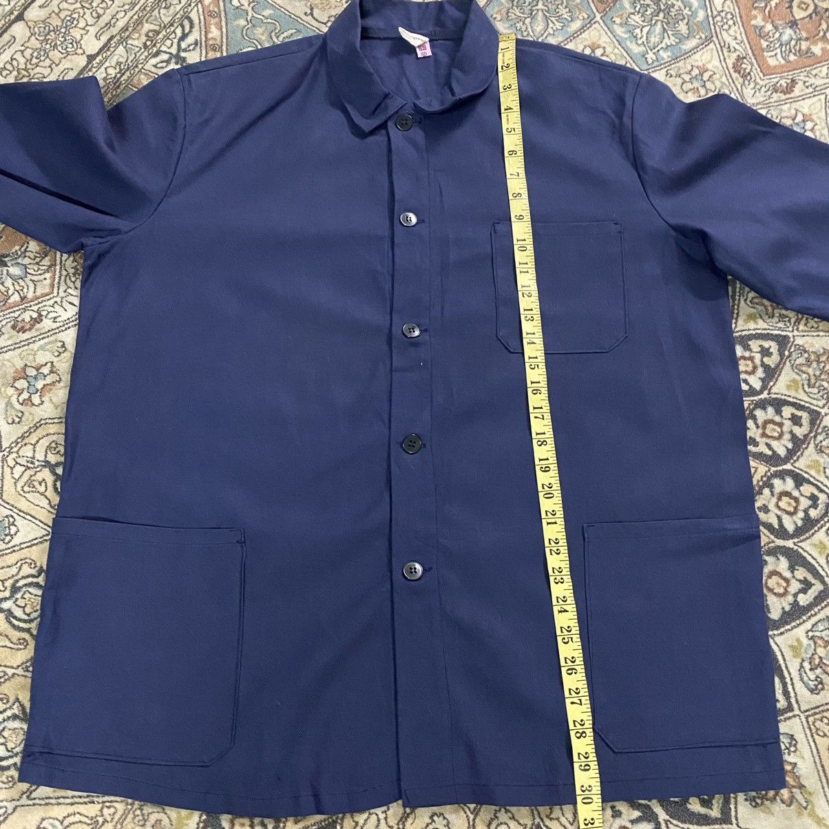 Le Laboureur Vintage 60s French Workwear Chore Jacket VEB BEKLEIDUNGSWERK Size US L / EU 52-54 / 3 - 14 Thumbnail