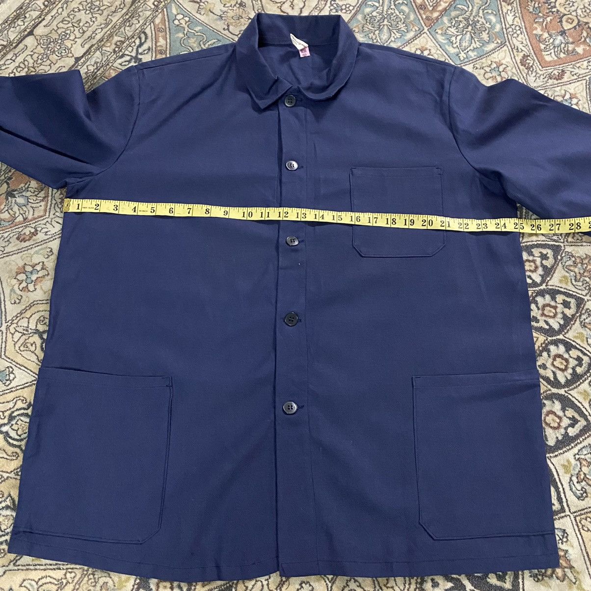 Le Laboureur Vintage 60s French Workwear Chore Jacket VEB BEKLEIDUNGSWERK Size US L / EU 52-54 / 3 - 13 Thumbnail