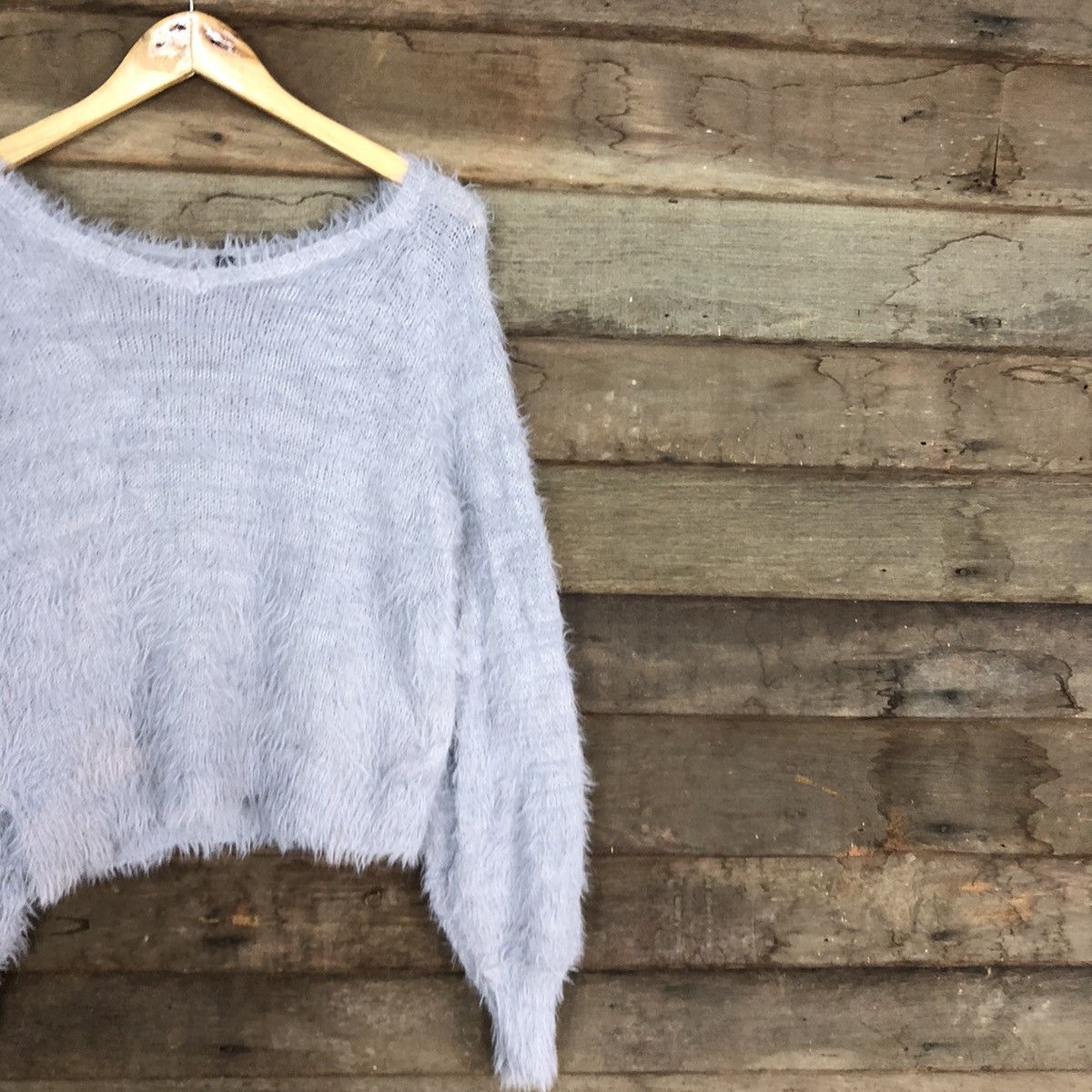Homespun Knitwear DL Saltanse Mohair soft Fur Shag Shaggy Knitwear #c1096 Size M / US 6-8 / IT 42-44 - 5 Thumbnail