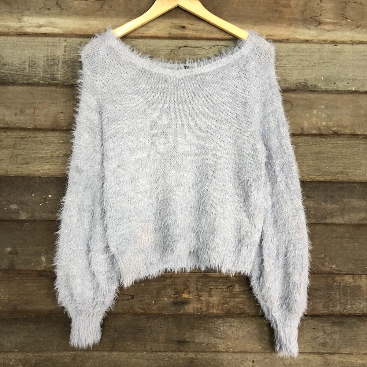 Homespun Knitwear DL Saltanse Mohair soft Fur Shag Shaggy Knitwear #c1096 Size M / US 6-8 / IT 42-44 - 8 Thumbnail