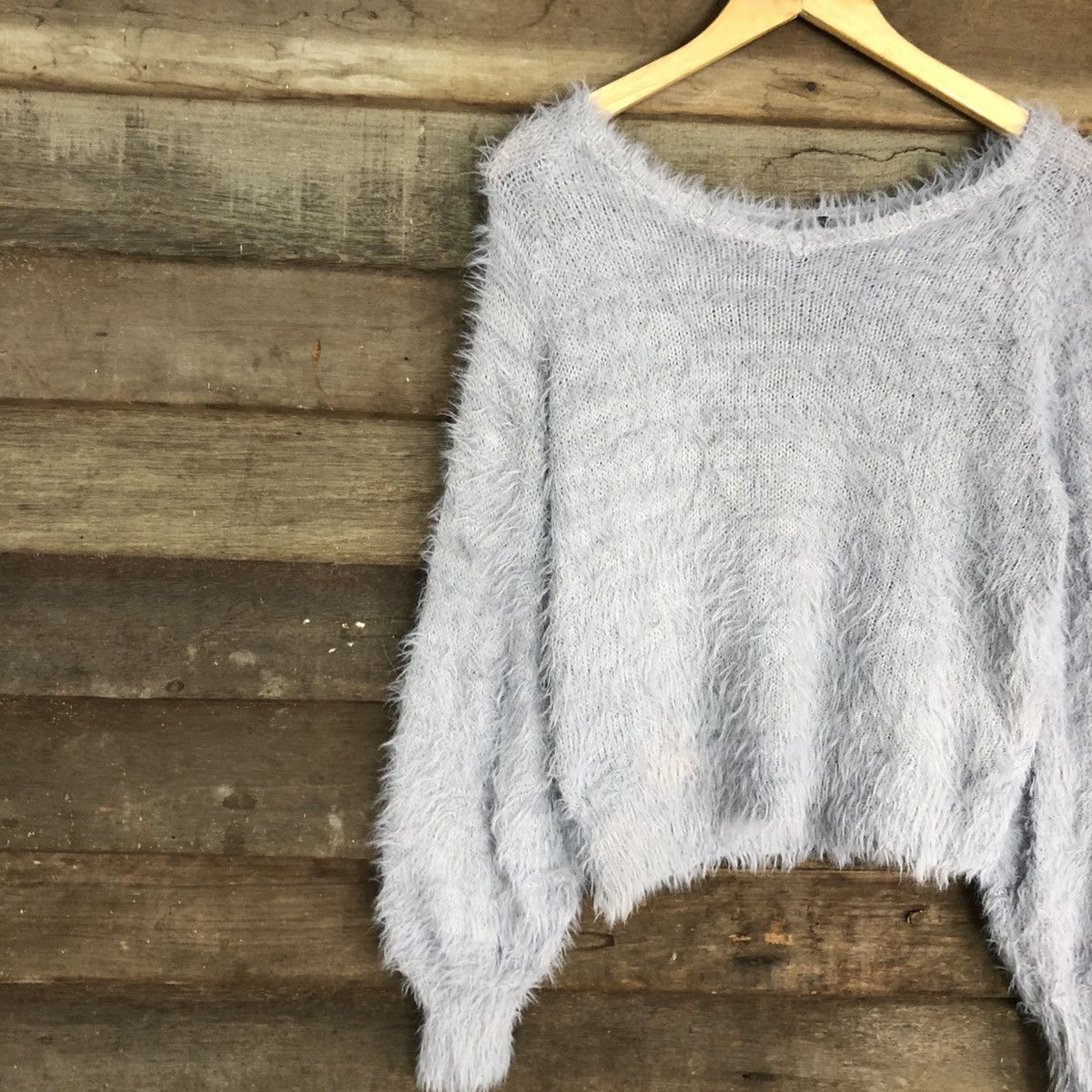 Homespun Knitwear DL Saltanse Mohair soft Fur Shag Shaggy Knitwear #c1096 Size M / US 6-8 / IT 42-44 - 7 Thumbnail