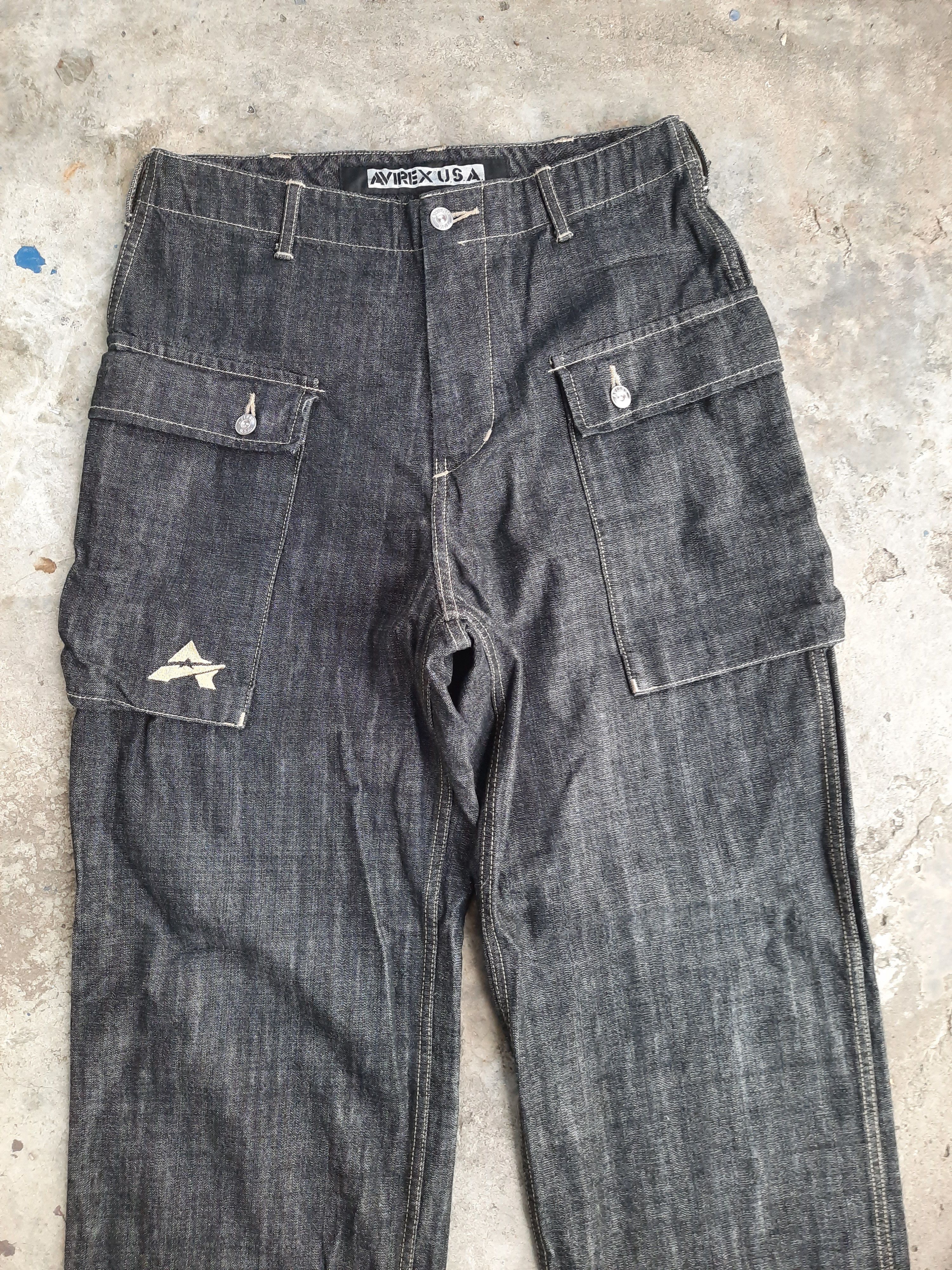 Avirex Avirex USA Big Pocket Back Jeans Size US 32 / EU 48 - 2 Thumbnail