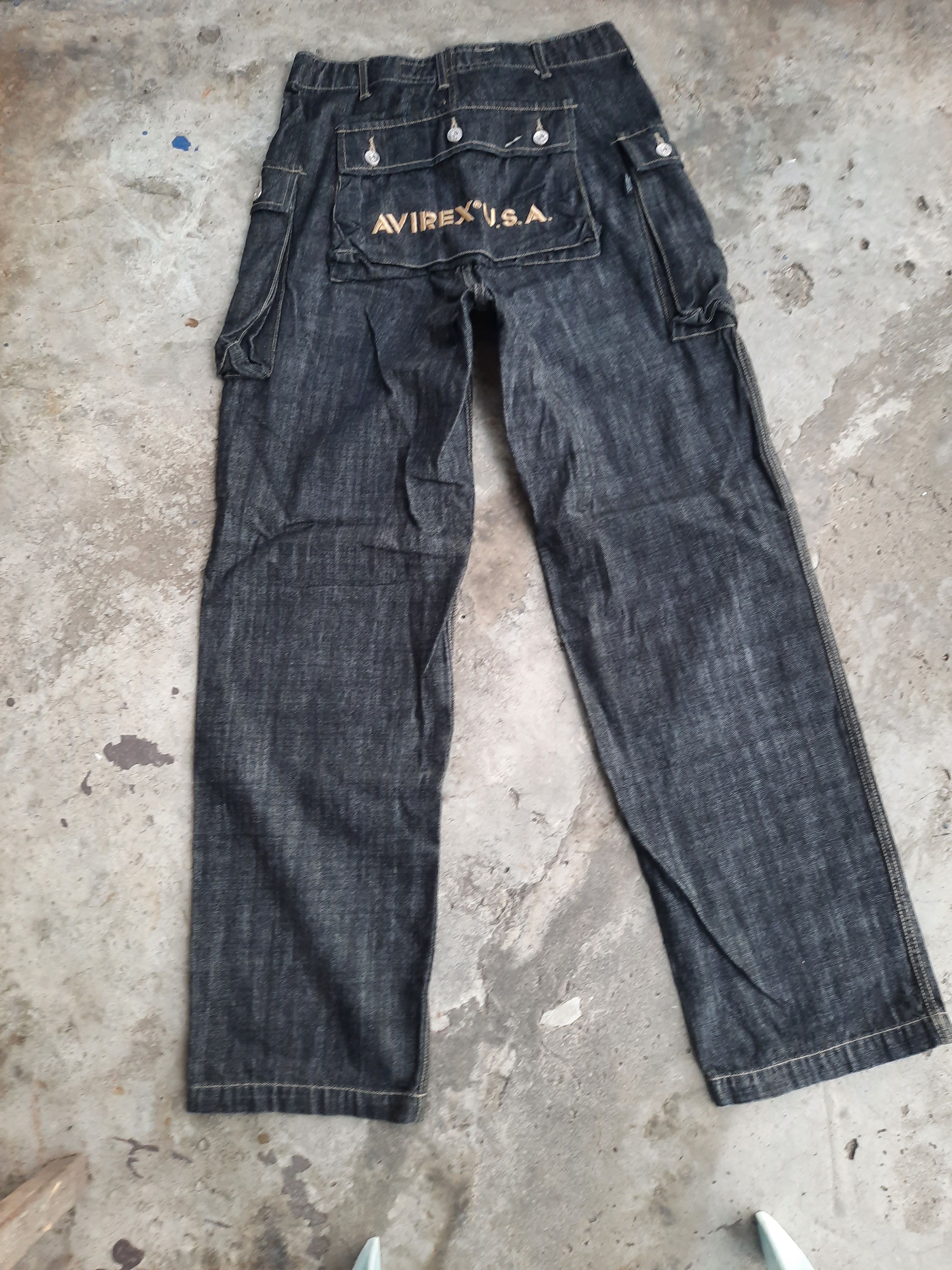 Avirex Avirex USA Big Pocket Back Jeans Size US 32 / EU 48 - 4 Thumbnail