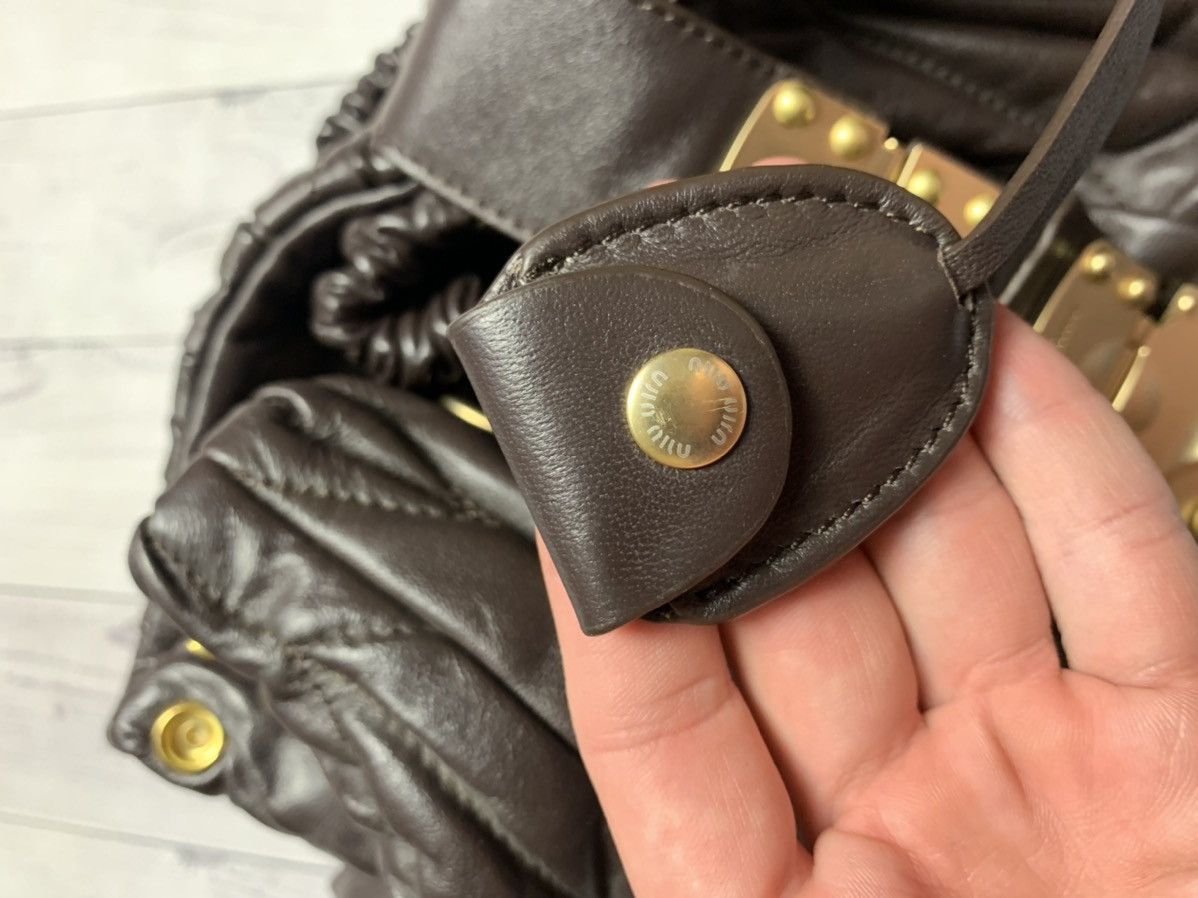 Miu Miu × Vintage Vintage Miu Miu leather bag baggy rare Size ONE SIZE - 13 Thumbnail
