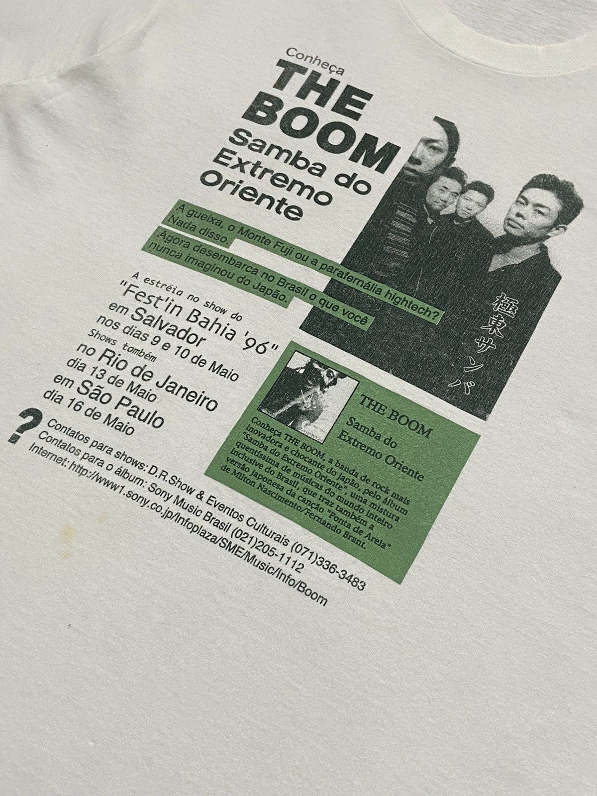 Band Tees × Vintage Vintage 90’s The Boom Japanese Rock Band Tshirt Size US M / EU 48-50 / 2 - 8 Thumbnail