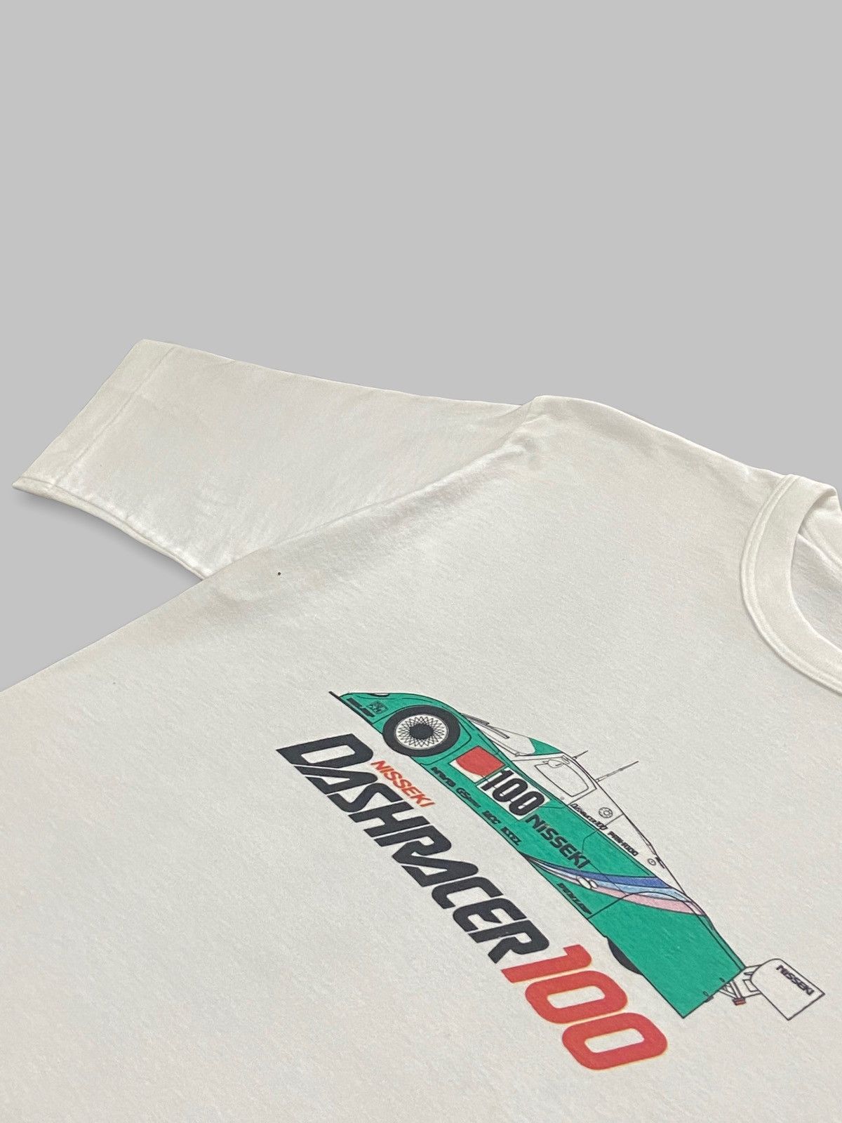 Japanese Brand × Porsche Design × Vintage Vintage 80’s Porsche Dashracer 100 Nisseki Single Stitch Tee Size US XS / EU 42 / 0 - 5 Thumbnail