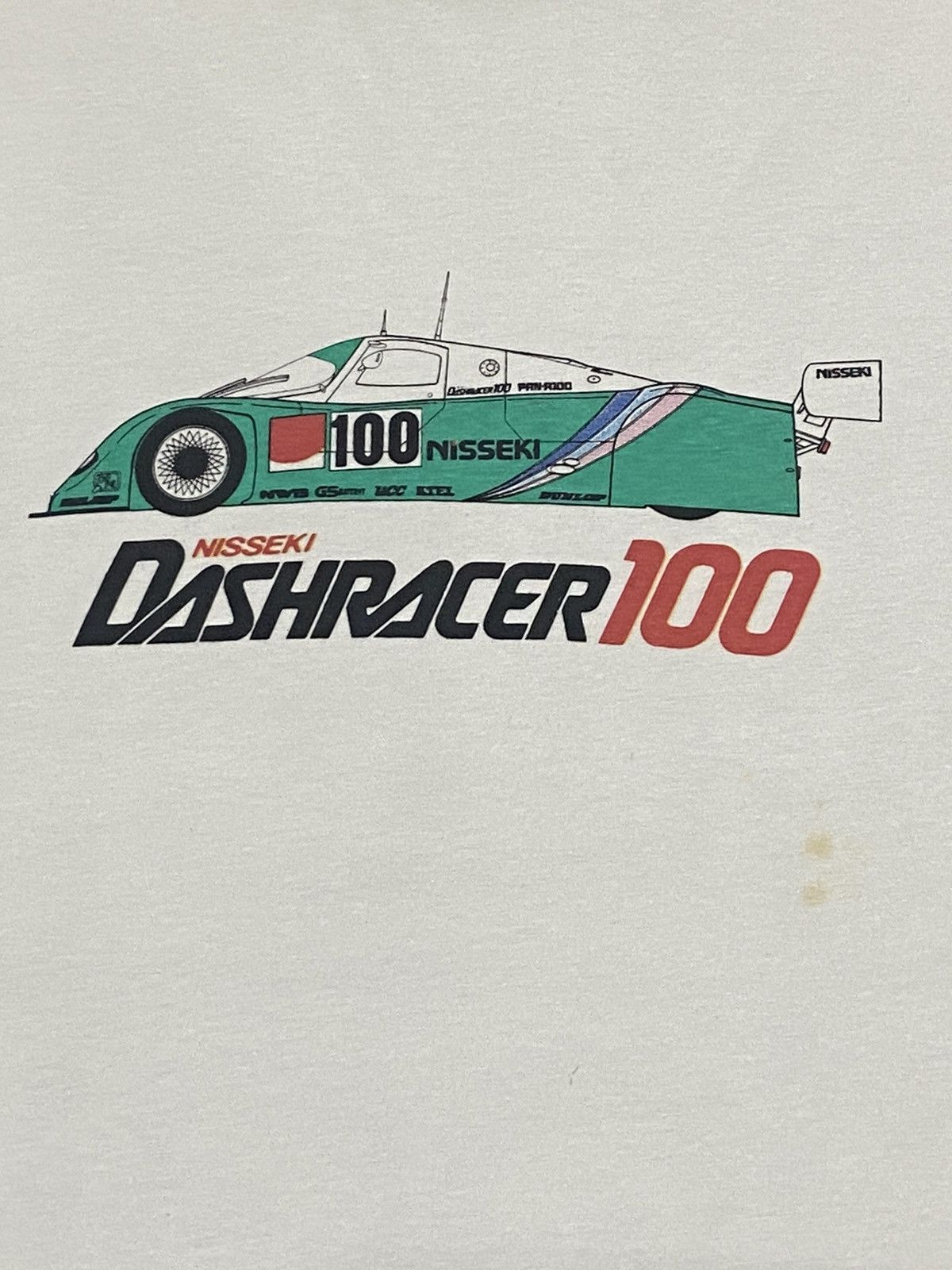 Japanese Brand × Porsche Design × Vintage Vintage 80’s Porsche Dashracer 100 Nisseki Single Stitch Tee Size US XS / EU 42 / 0 - 8 Thumbnail