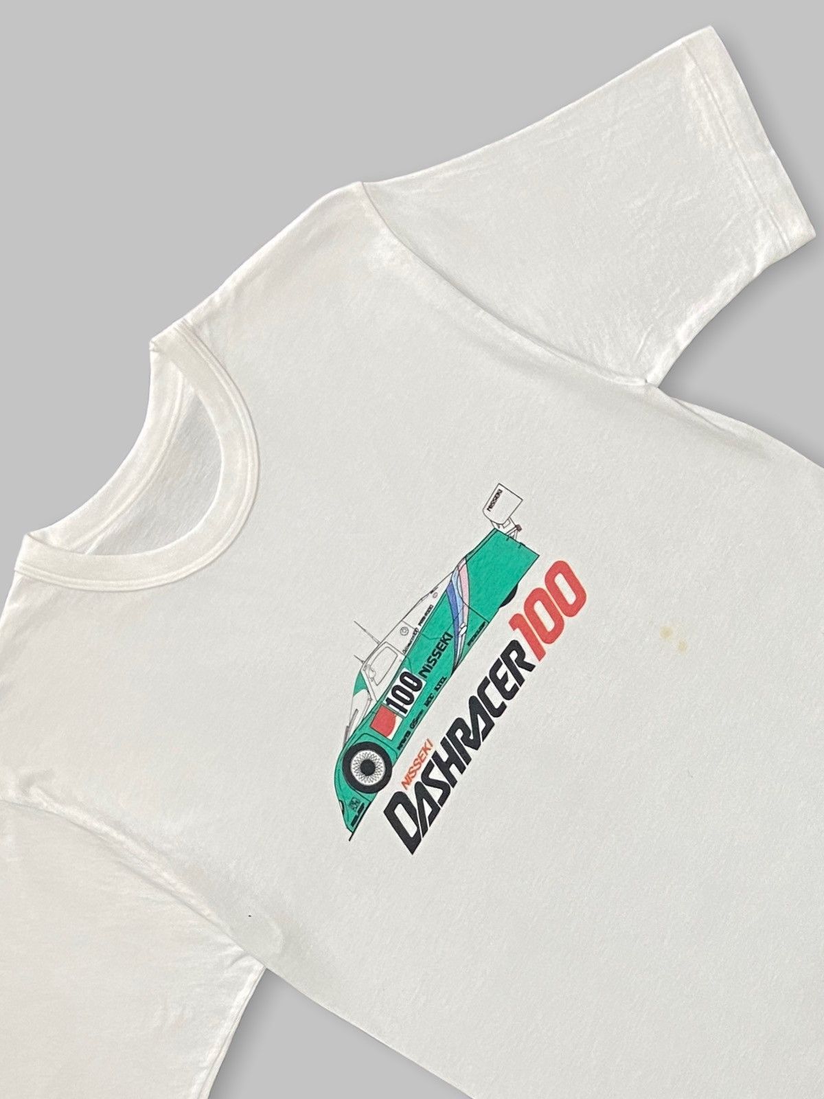 Japanese Brand × Porsche Design × Vintage Vintage 80’s Porsche Dashracer 100 Nisseki Single Stitch Tee Size US XS / EU 42 / 0 - 4 Thumbnail