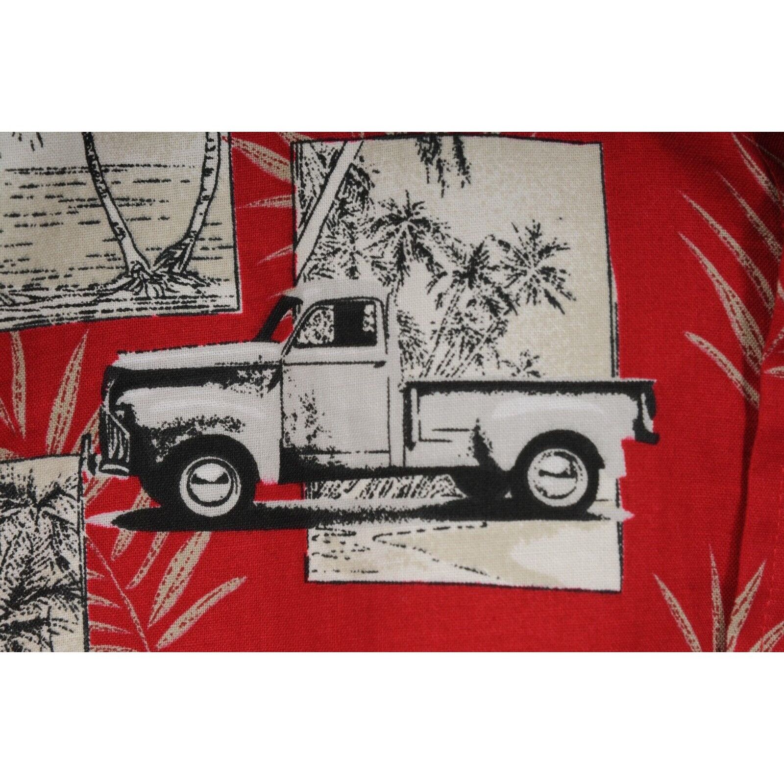 Vintage Red Vintage Hawaiian Button Down Shirt - 01727 Size US L / EU 52-54 / 3 - 4 Thumbnail