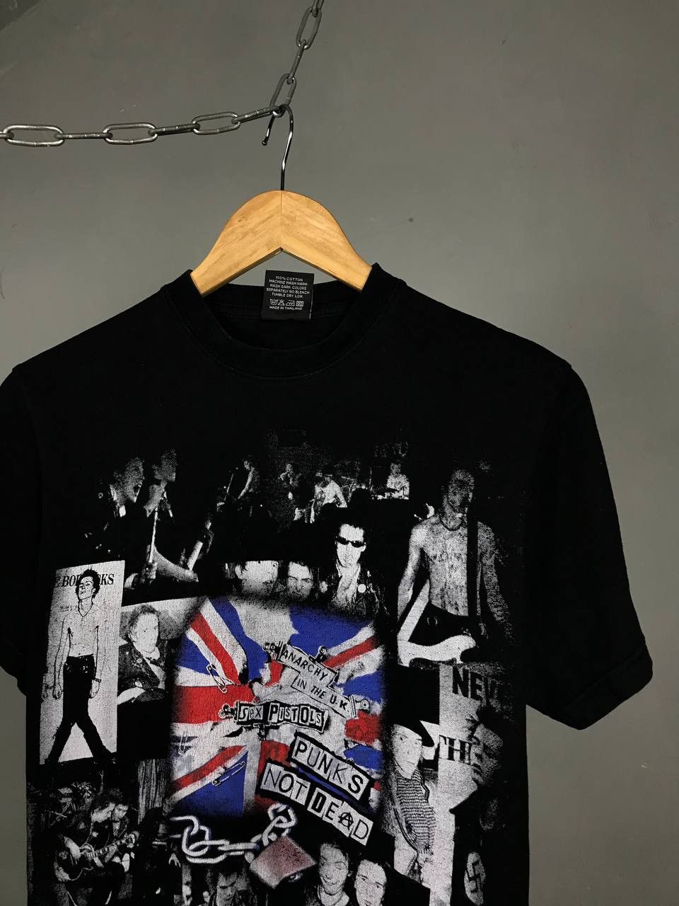 Band Tees × Vintage Sex Pistols vintage rock band overprinted tee Size US S / EU 44-46 / 1 - 2 Thumbnail