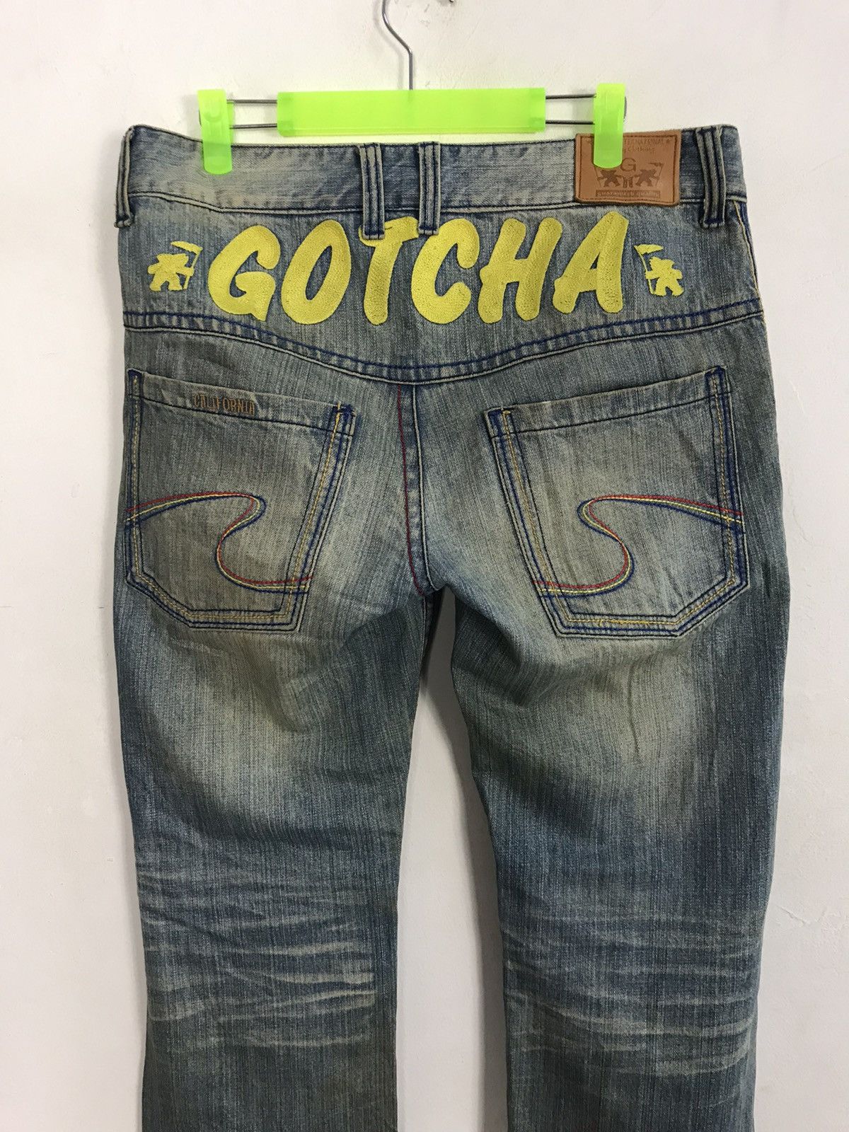 Gotcha Surf International Spell Out Logo Indigo Patchwork