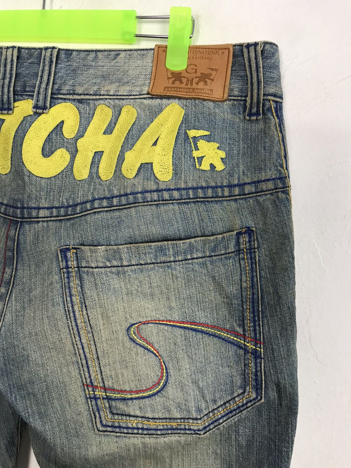 Gotcha Surf International Spell Out Logo Indigo Patchwork