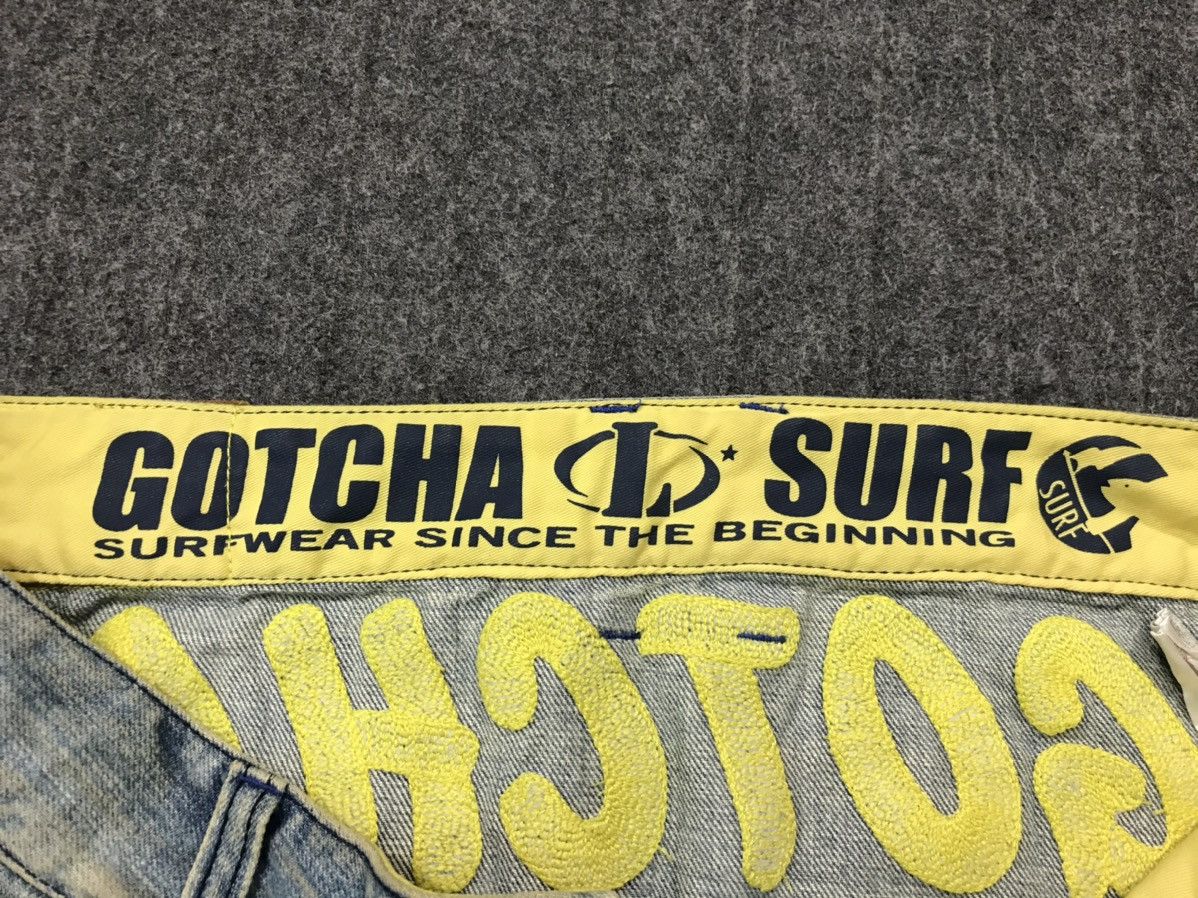 Gotcha Surf International Spell Out Logo Indigo Patchwork