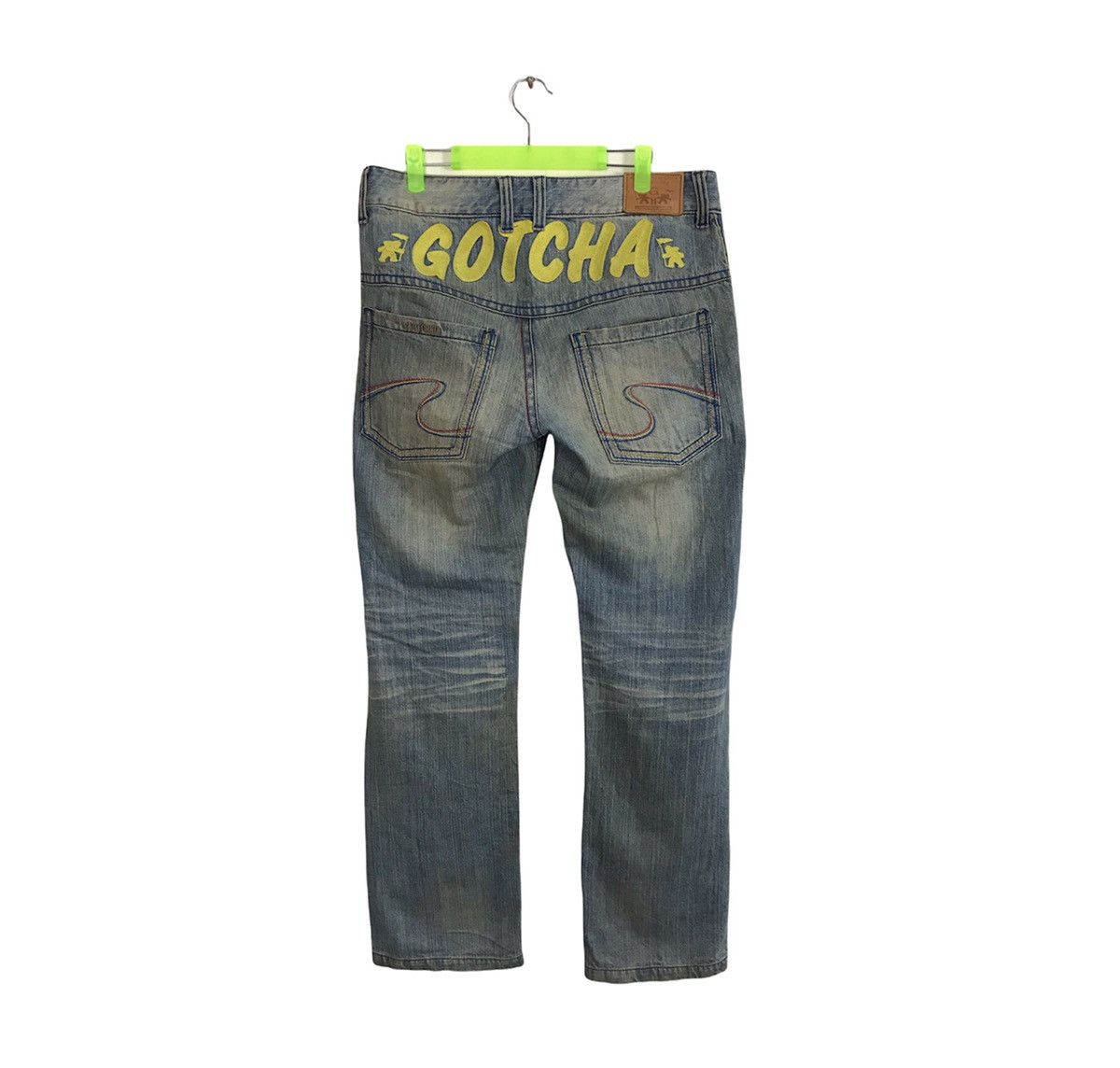 Gotcha Surf International Spell Out Logo Indigo Patchwork