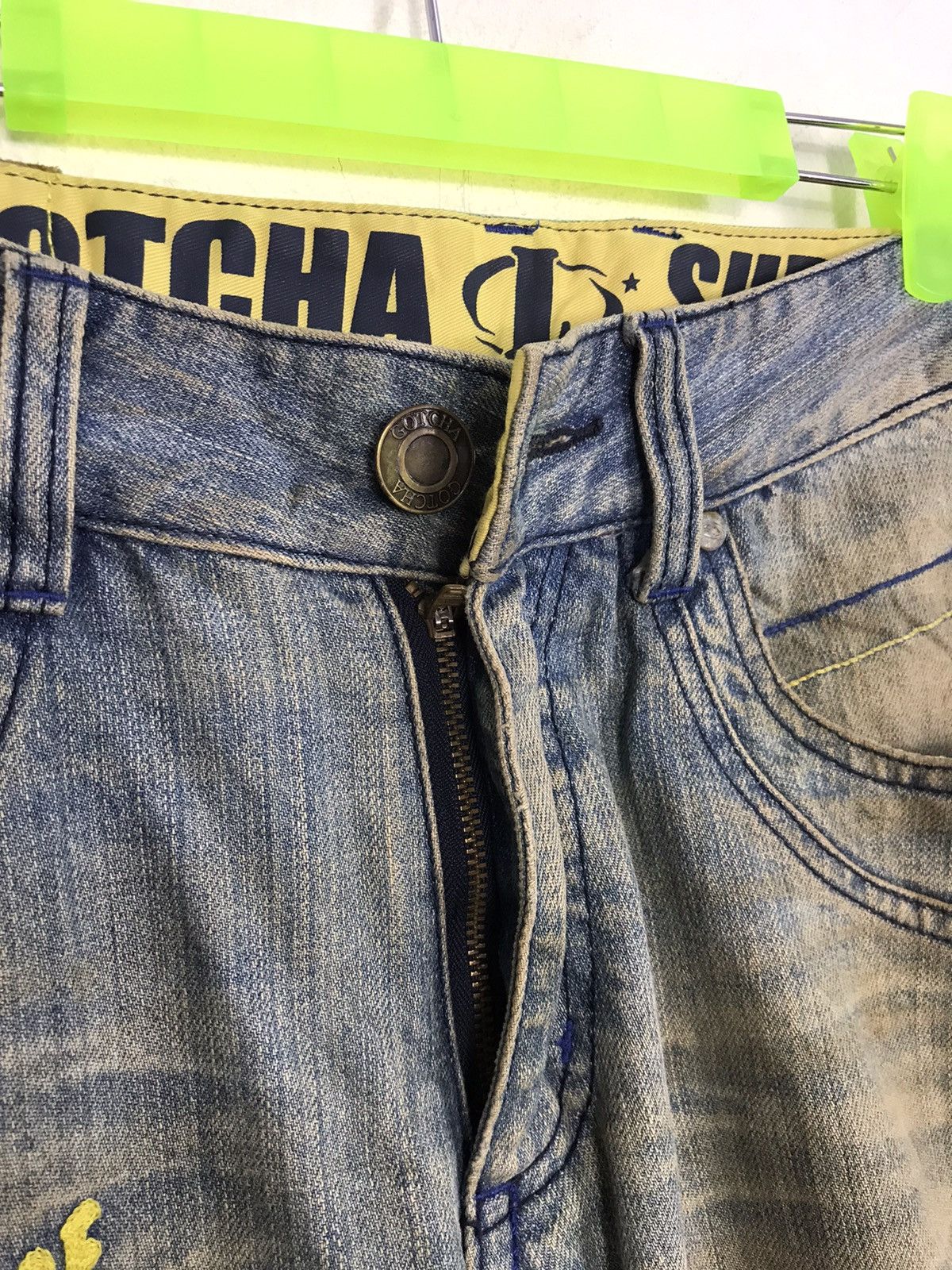 Gotcha Surf International Spell Out Logo Indigo Patchwork